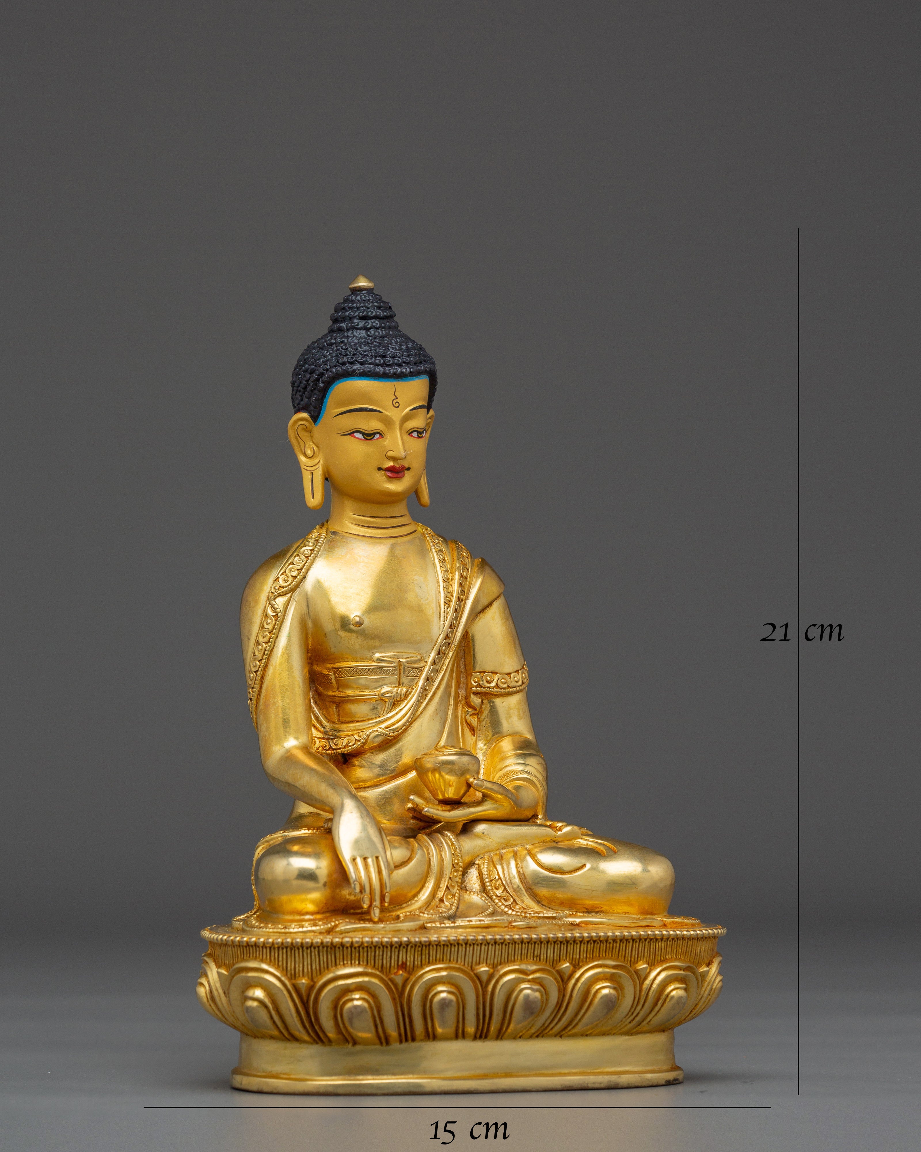 Golden Shakyamuni Buddha Sculpture