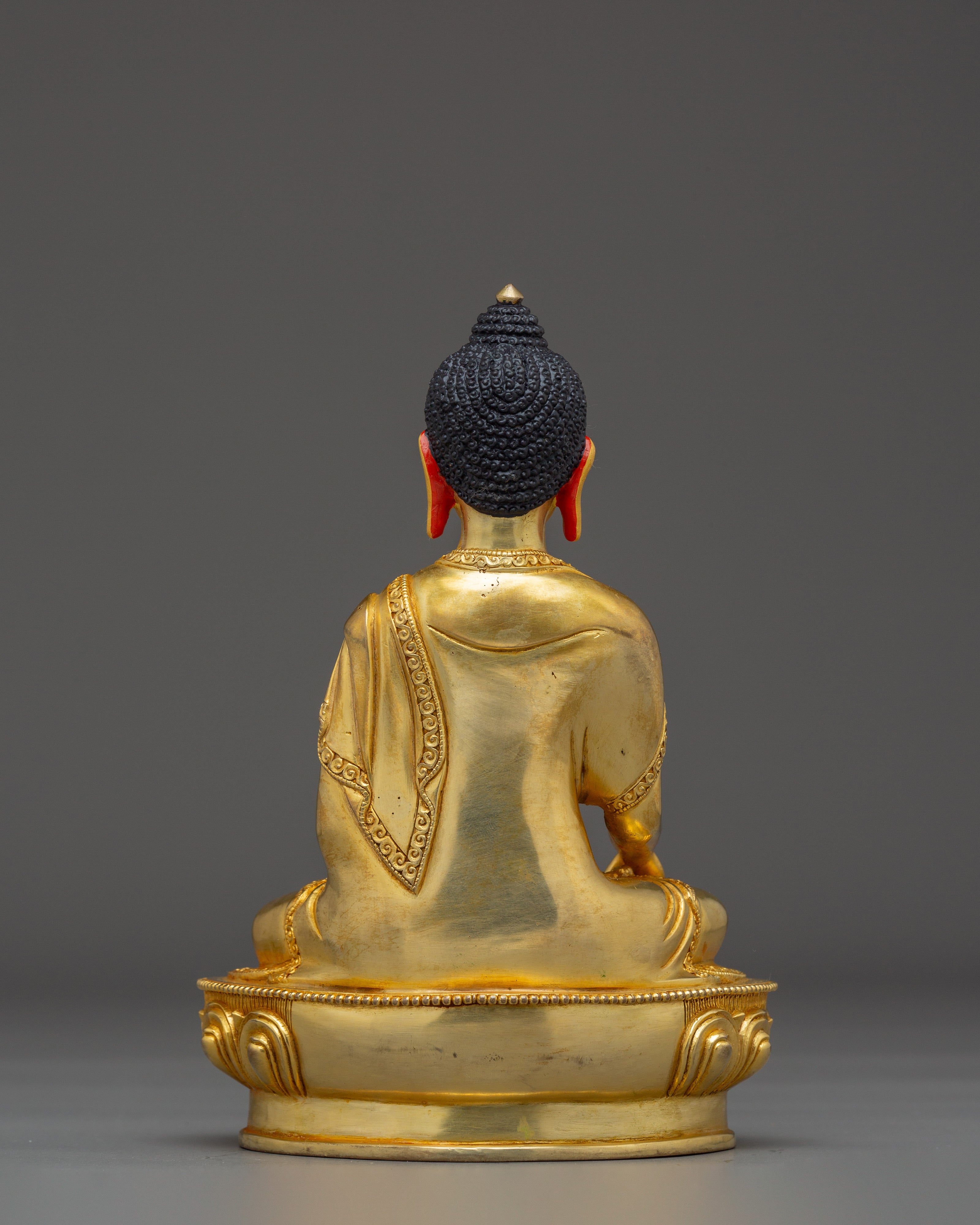 Golden Shakyamuni Buddha Sculpture | Historical Buddha