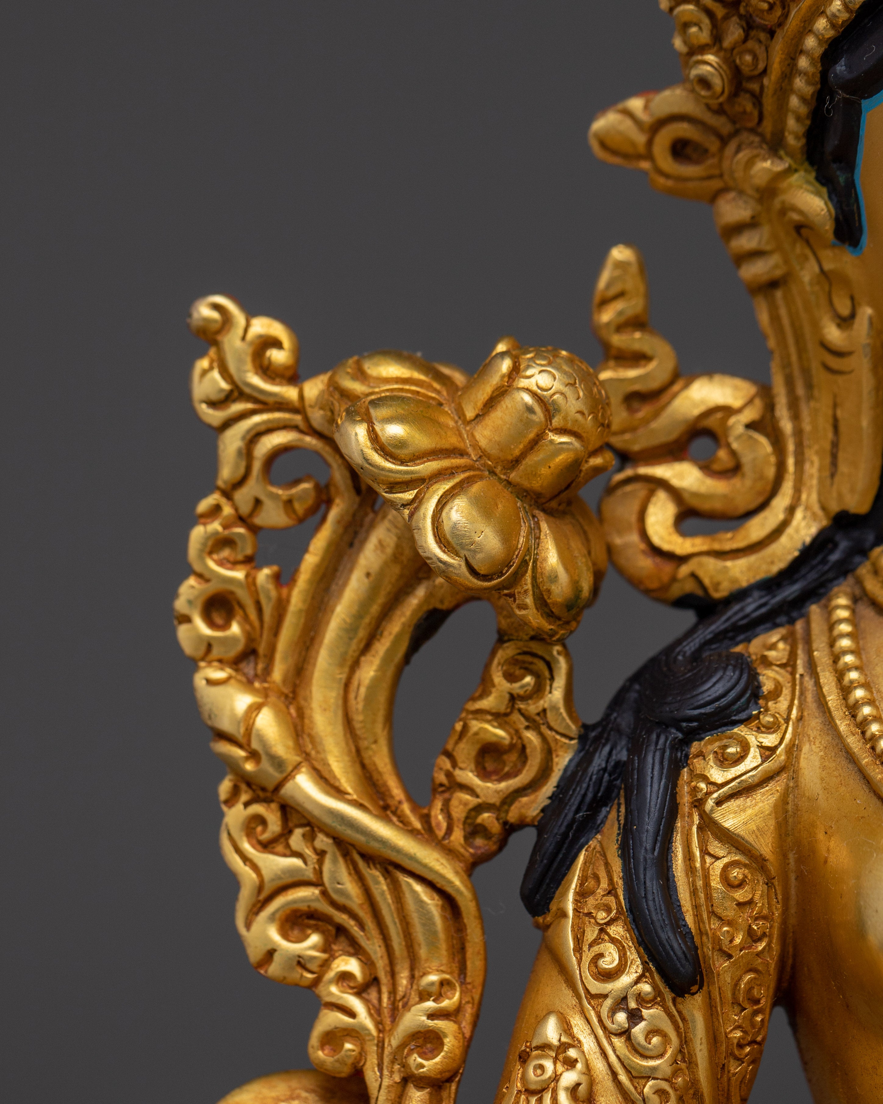 Longevity Deity White Tara | Tibetan Buddhist Figure for Spiritual Growth