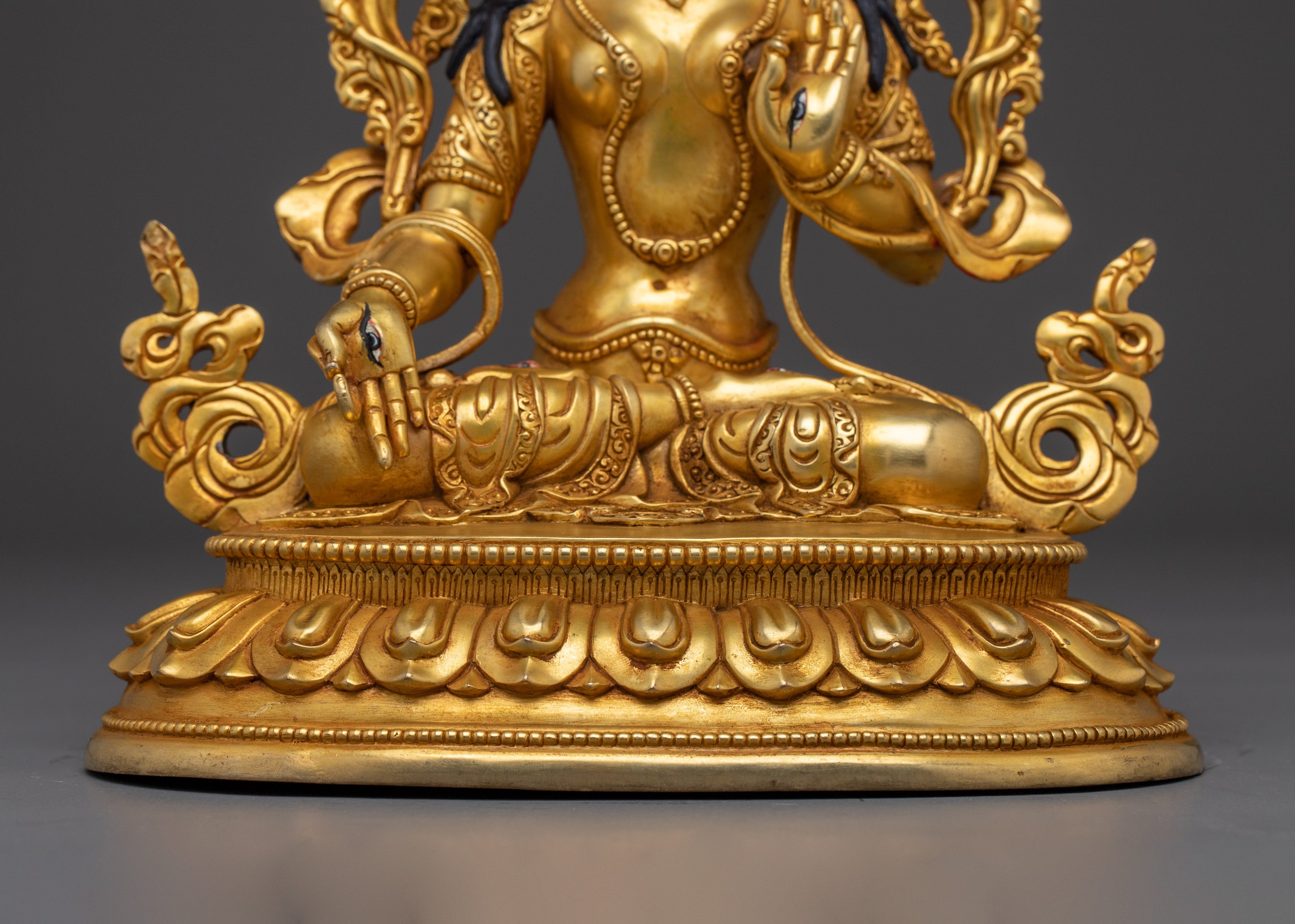 Longevity Deity White Tara | Tibetan Buddhist Figure for Spiritual Growth