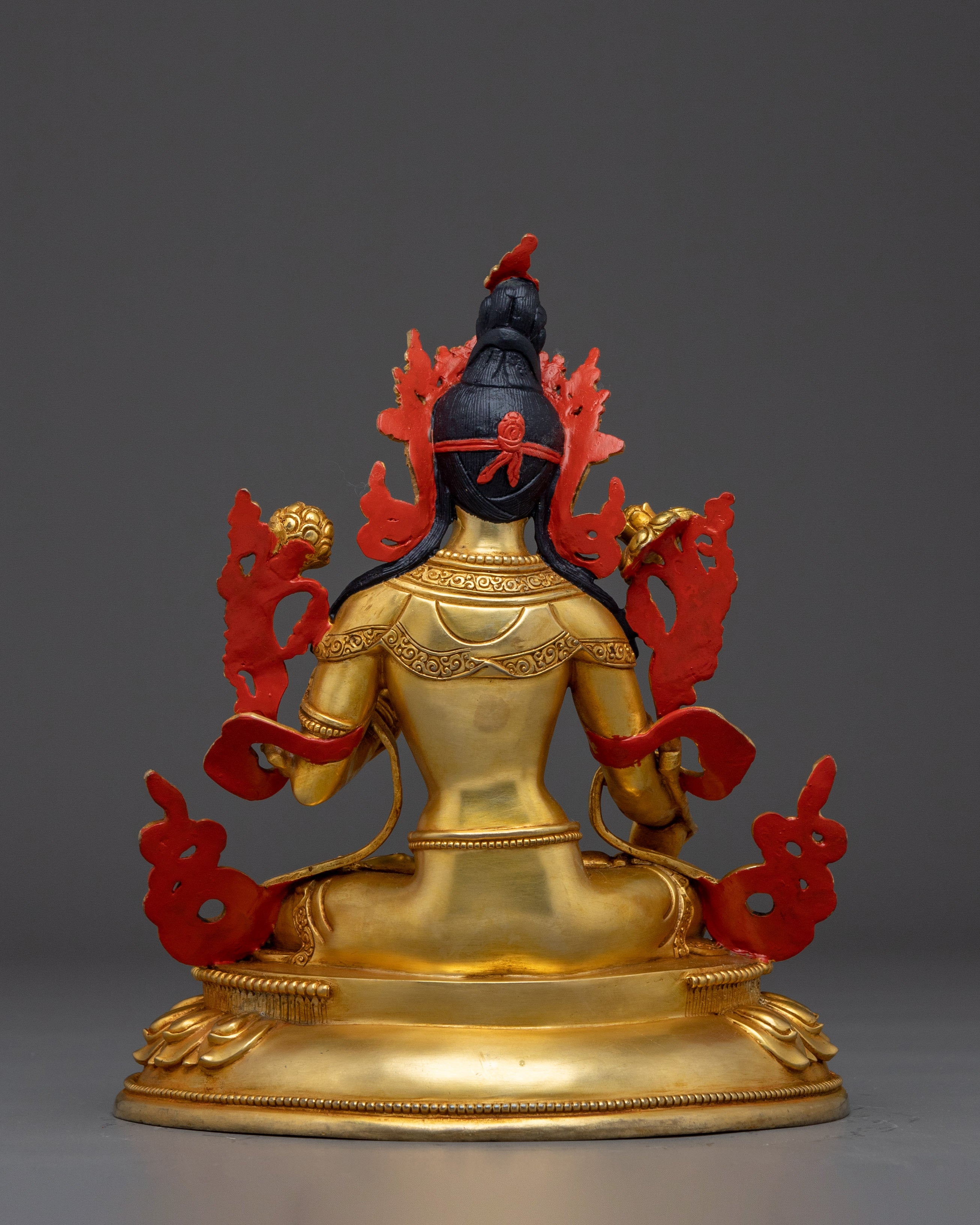 Longevity Deity White Tara | Tibetan Buddhist Figure for Spiritual Growth