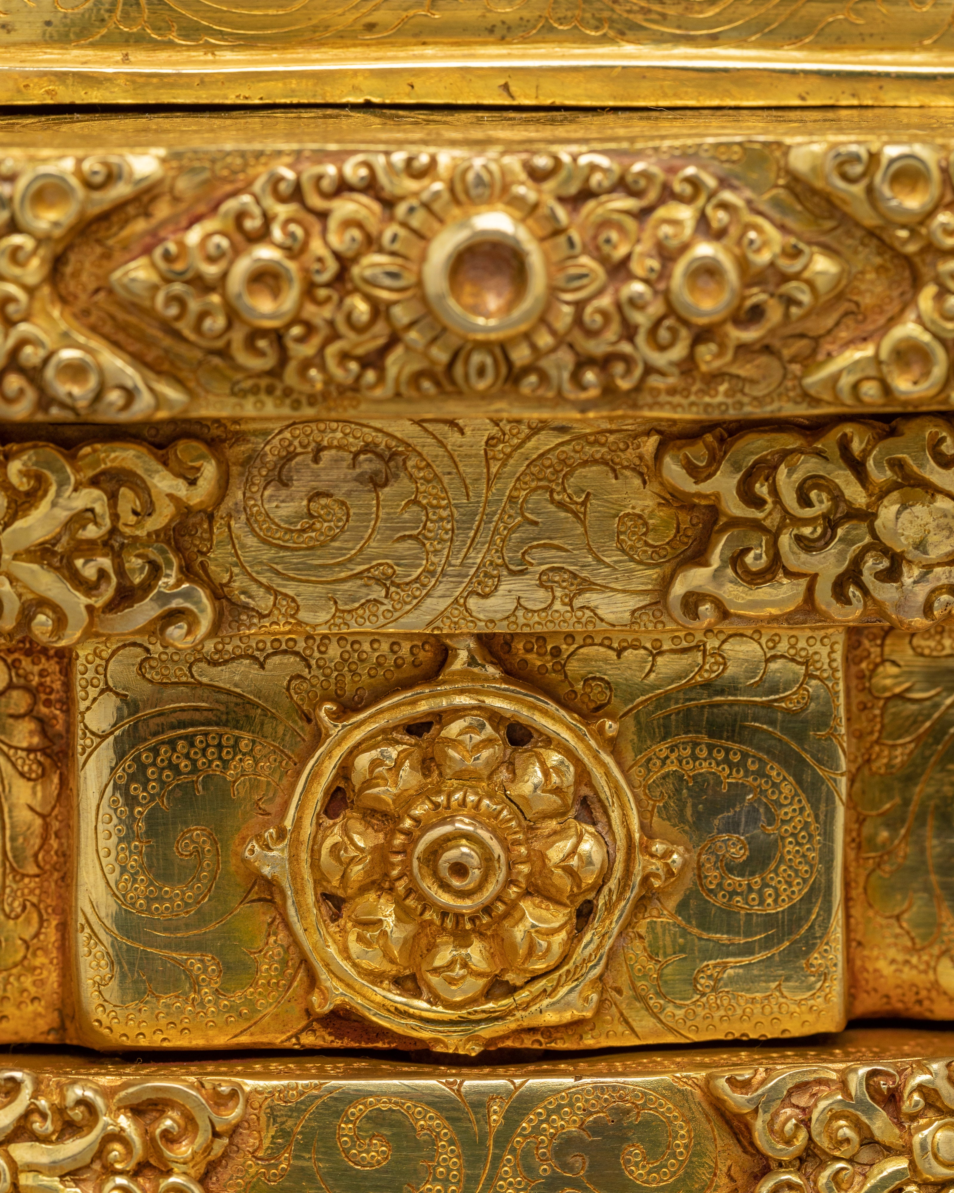 Green Tara Statue on Throne | Mother of All Buddhas