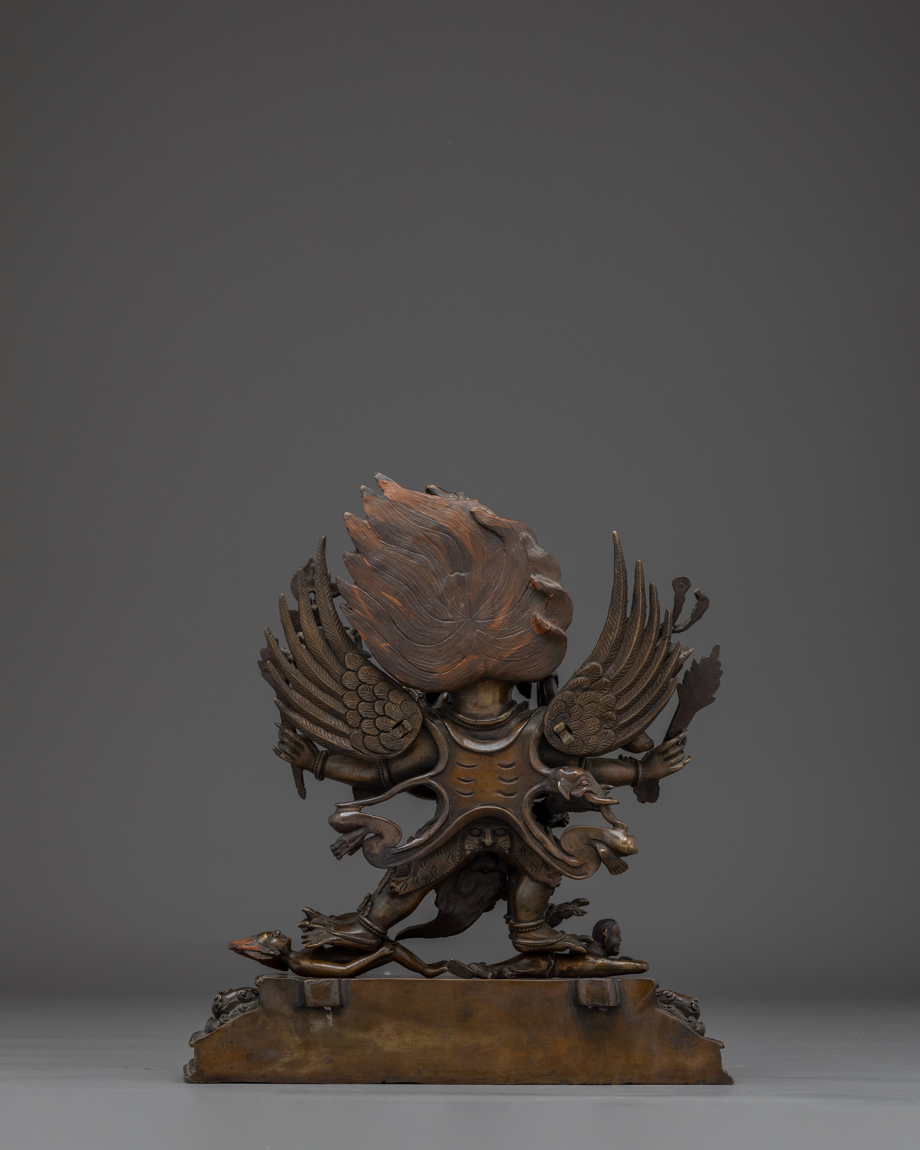 Hayagriva Oxidized Copper Statue | Symbol of Power and Protection