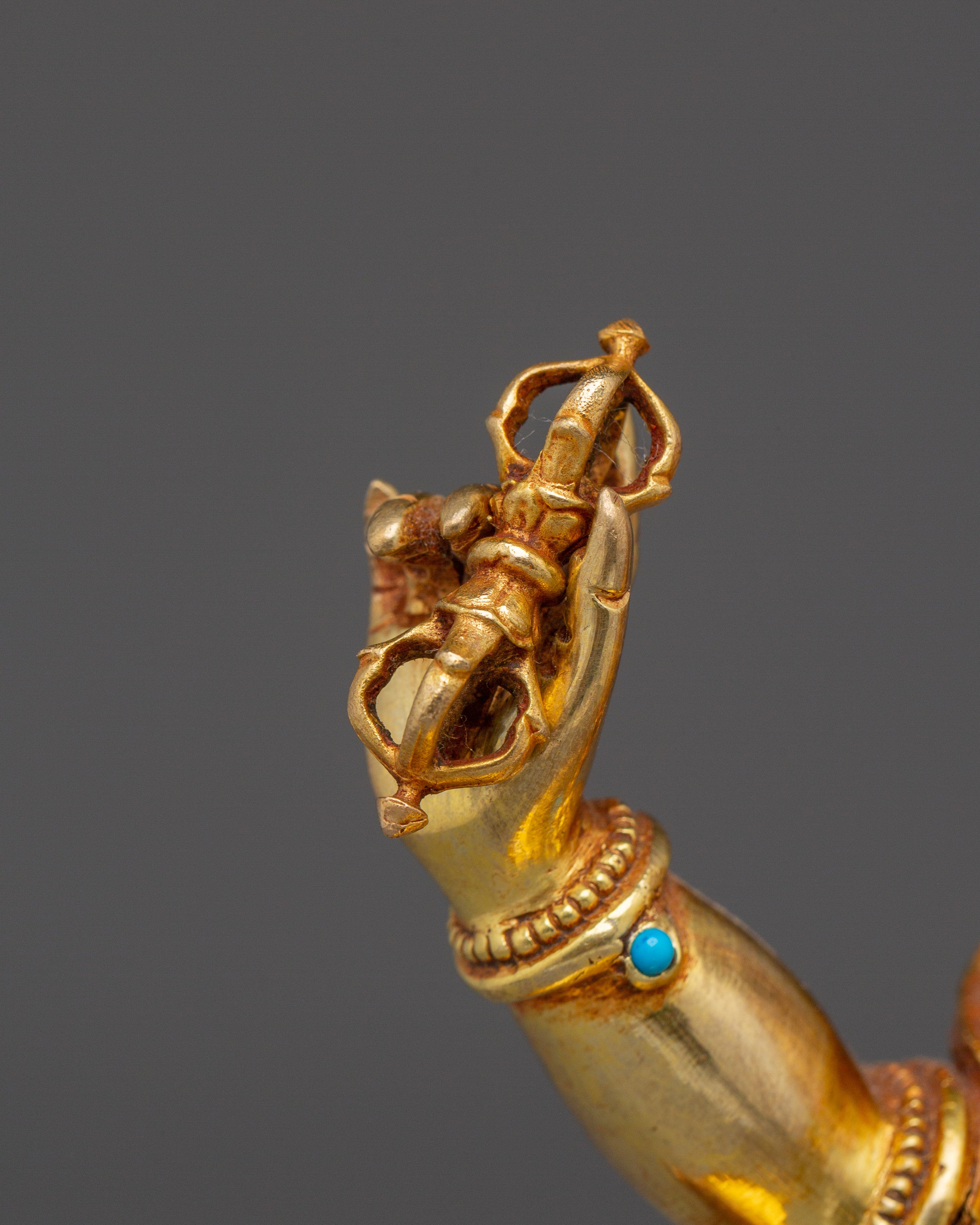 Tantric Protector Vajrapani | Handcrafted Nepali Icon