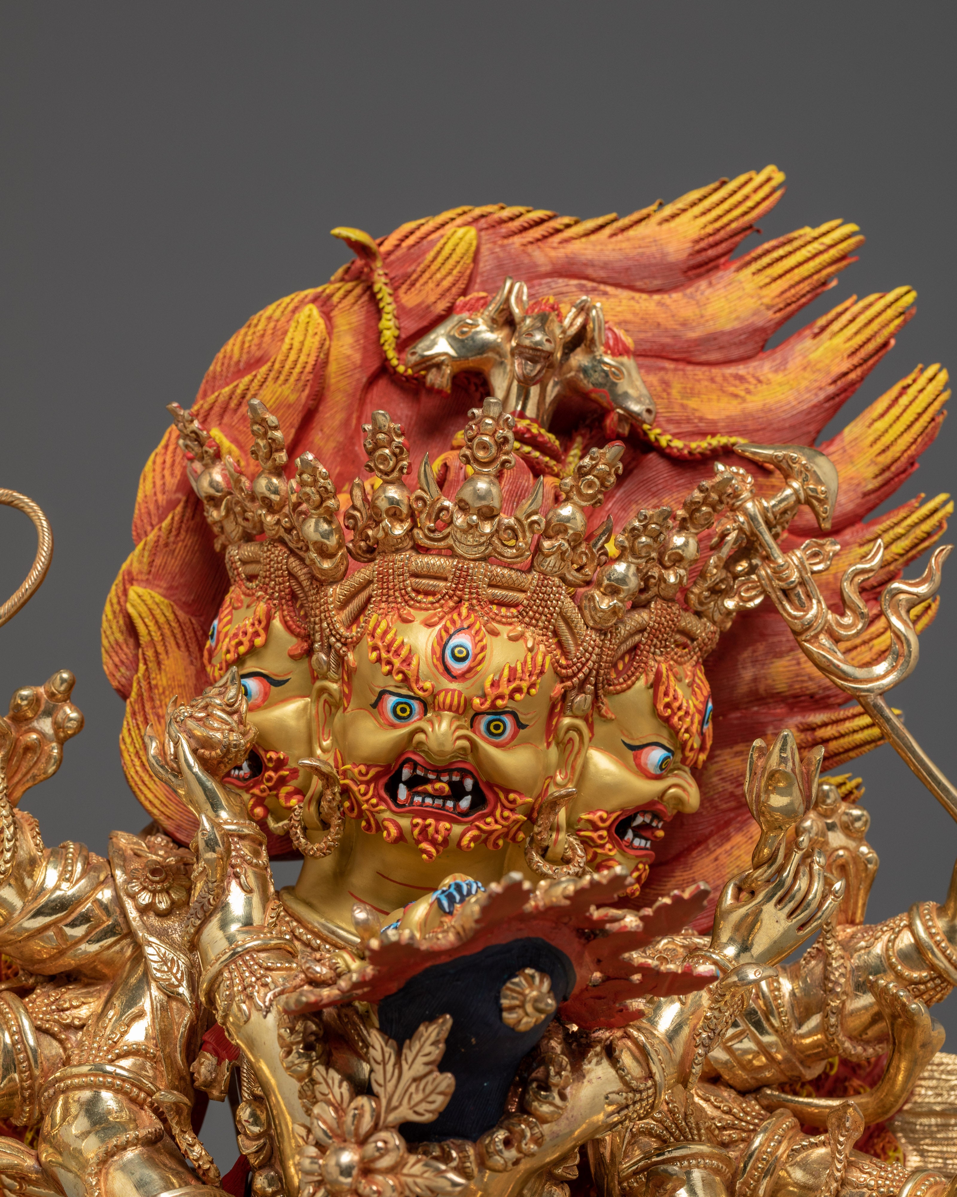 Vajrayana Hayagriva Statue | Handcrafted Nepali Icon
