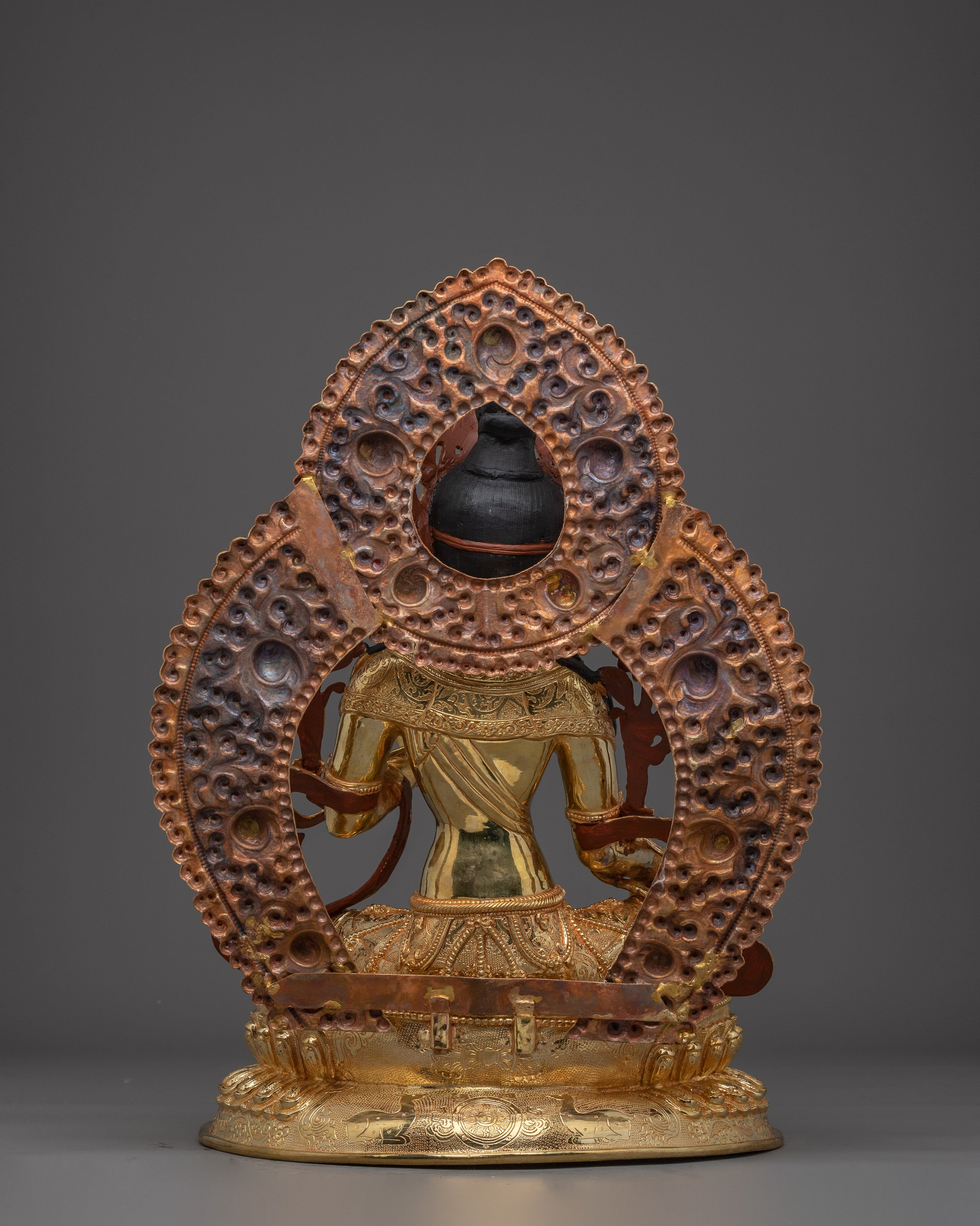 Green Tara, Fearless Mother of Compassion | Gold Gilded Art for Spiritual Growth