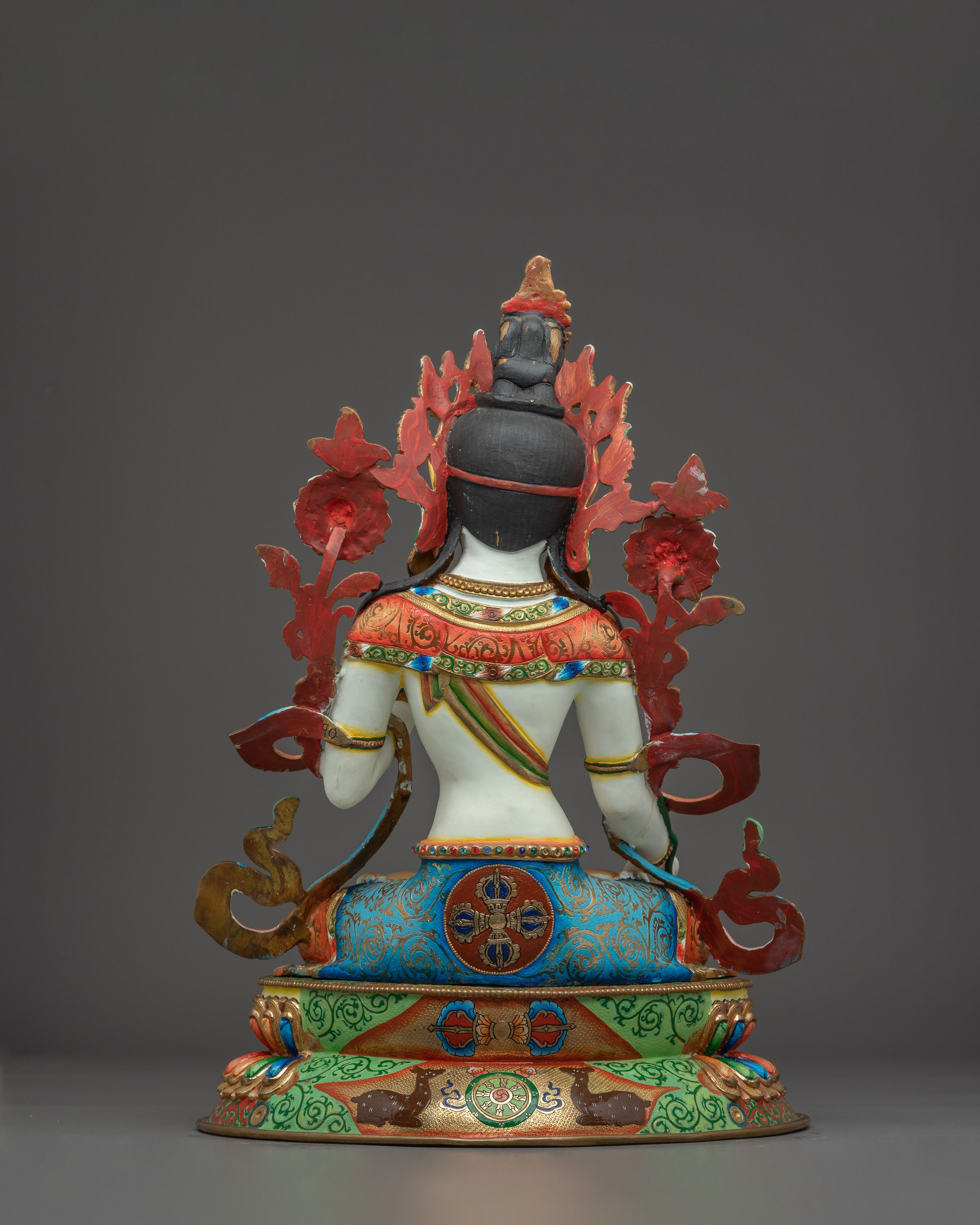 White Tara Statue: Buddhist Longevity Deity