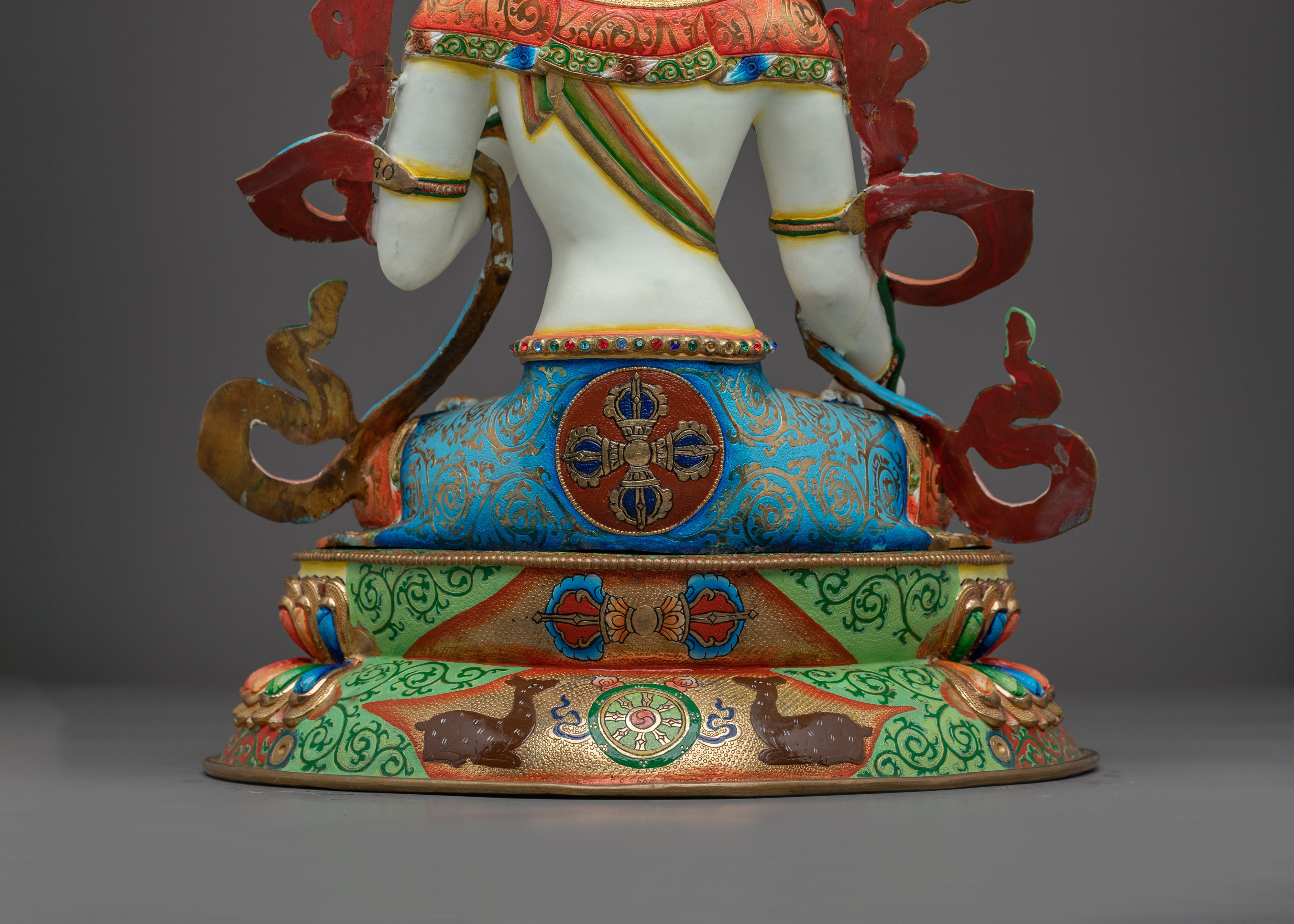 White Tara Statue: Buddhist Longevity Deity