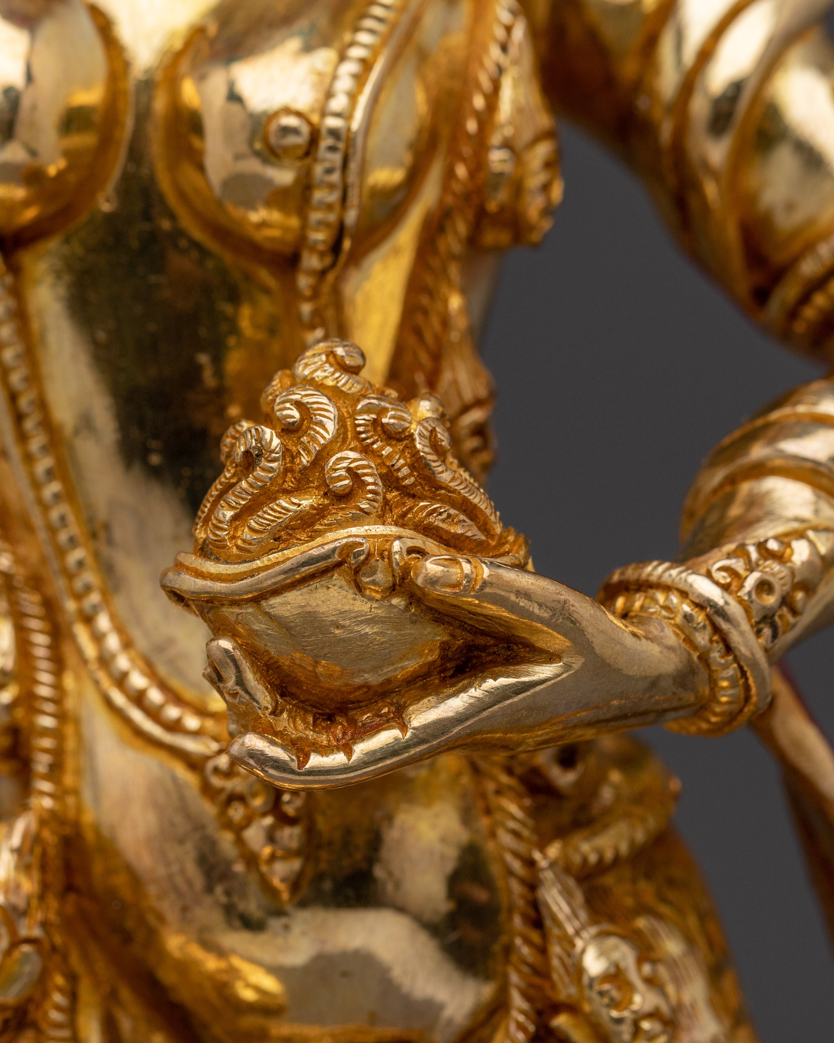 Simhamukha Statue:Wrathful Female Deity