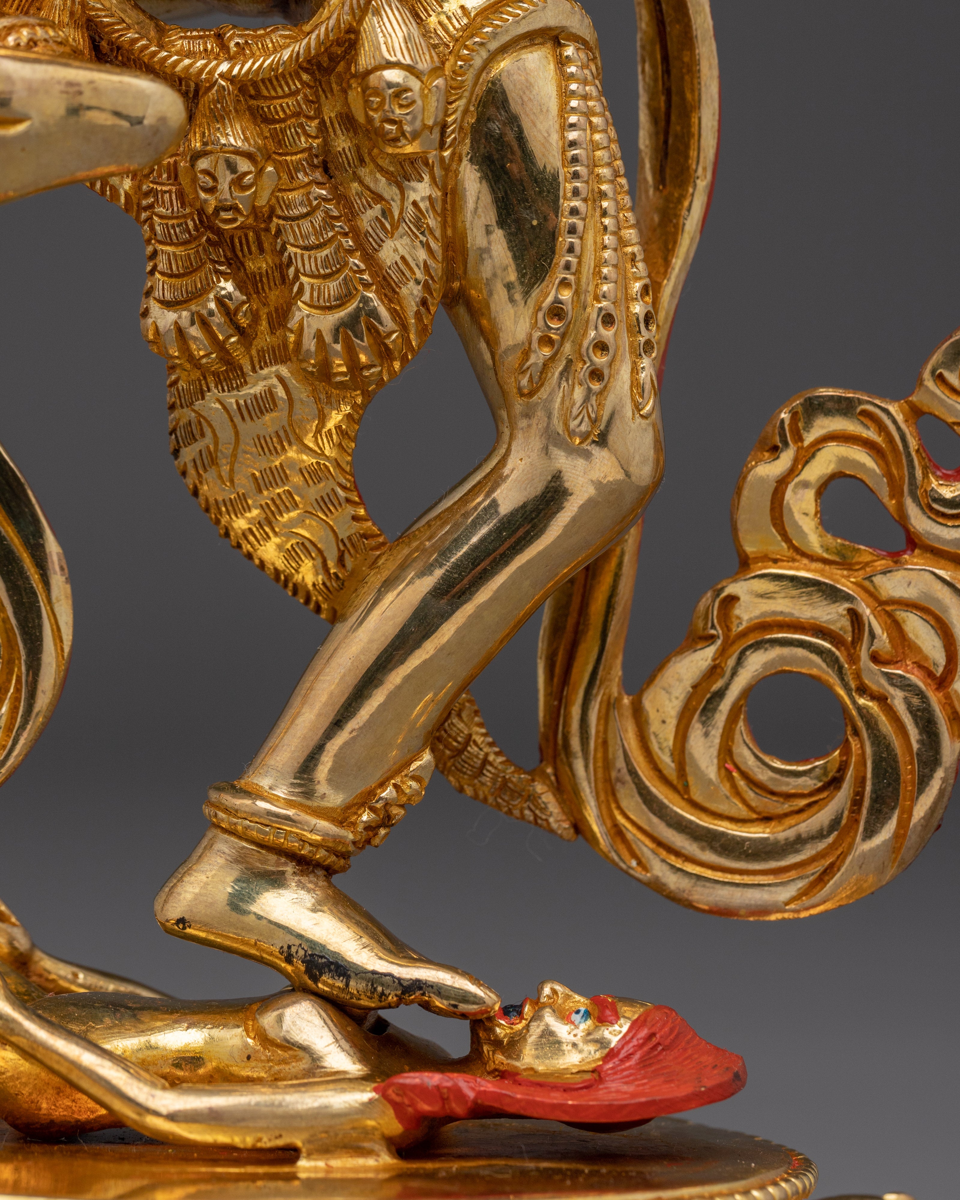 Simhamukha Statue:Wrathful Female Deity