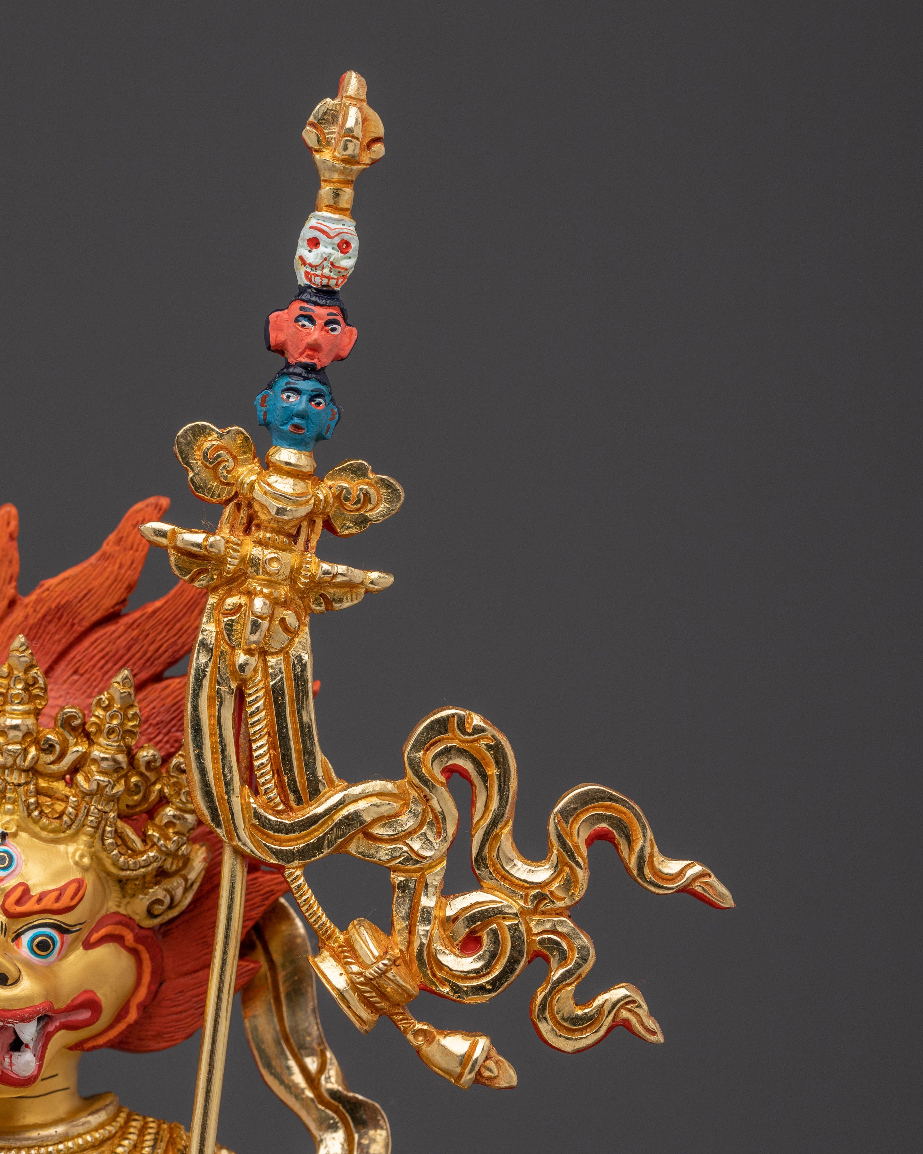 Simhamukha Statue:Wrathful Female Deity