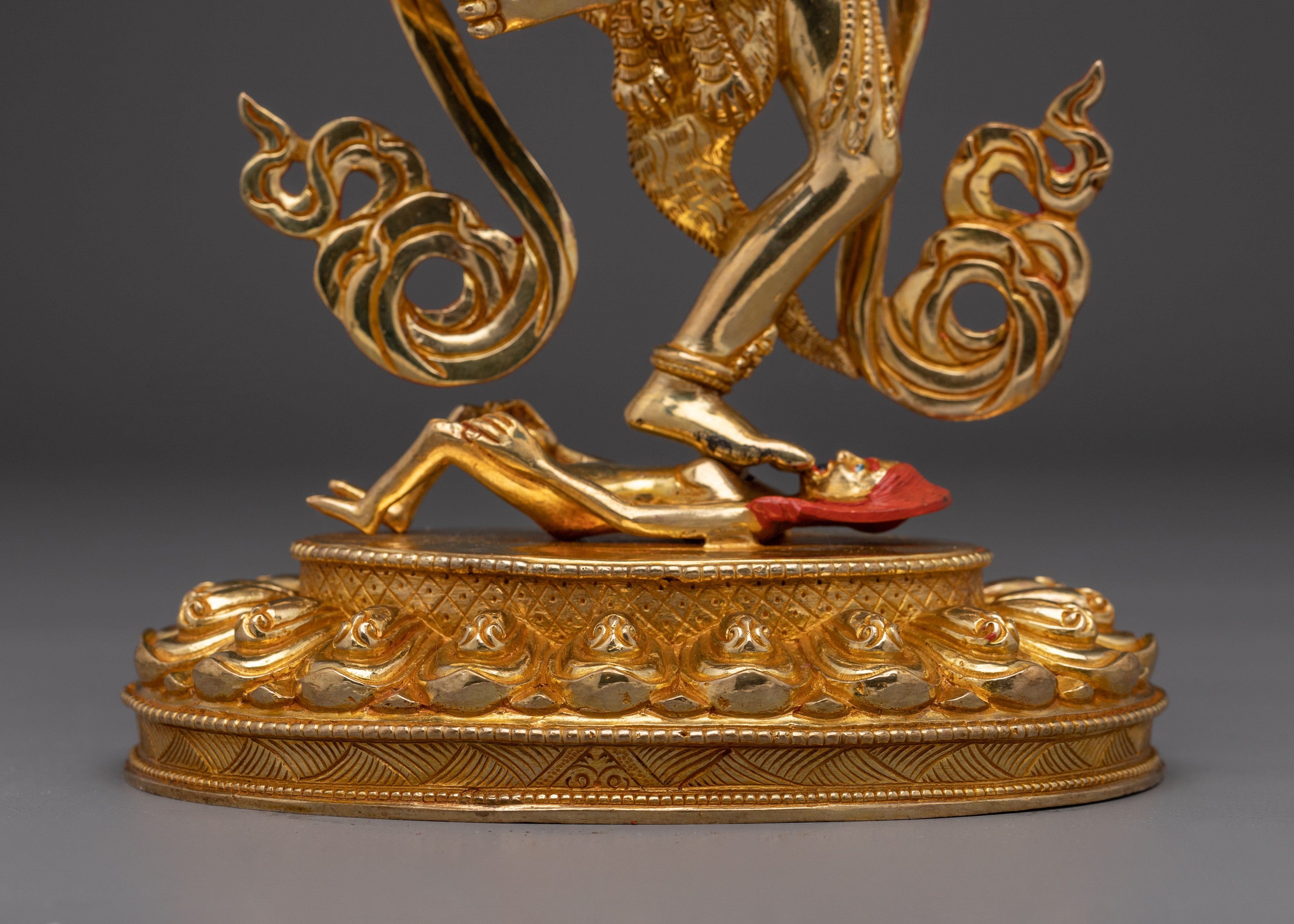 Simhamukha Statue:Wrathful Female Deity