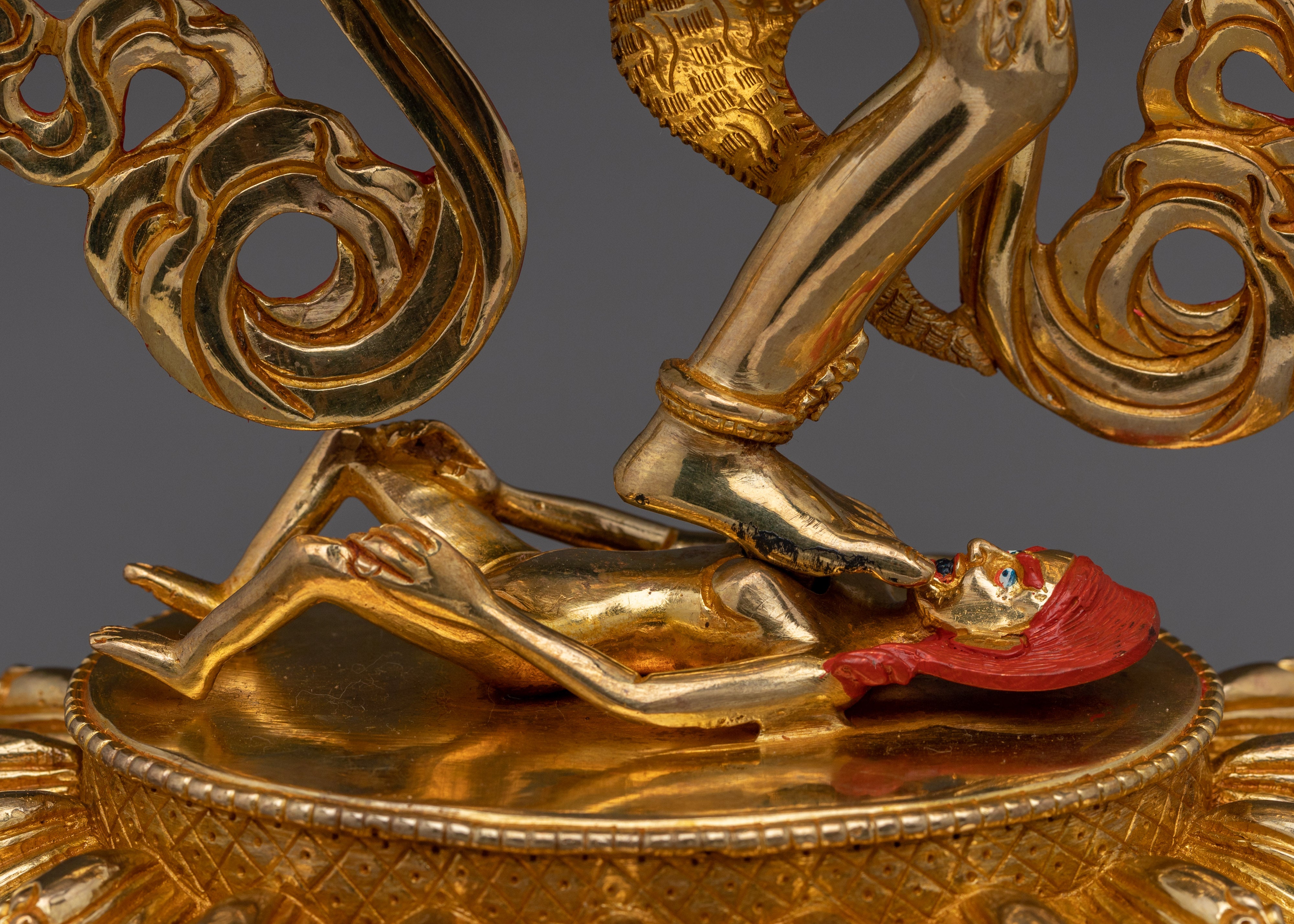 Simhamukha Statue:Wrathful Female Deity