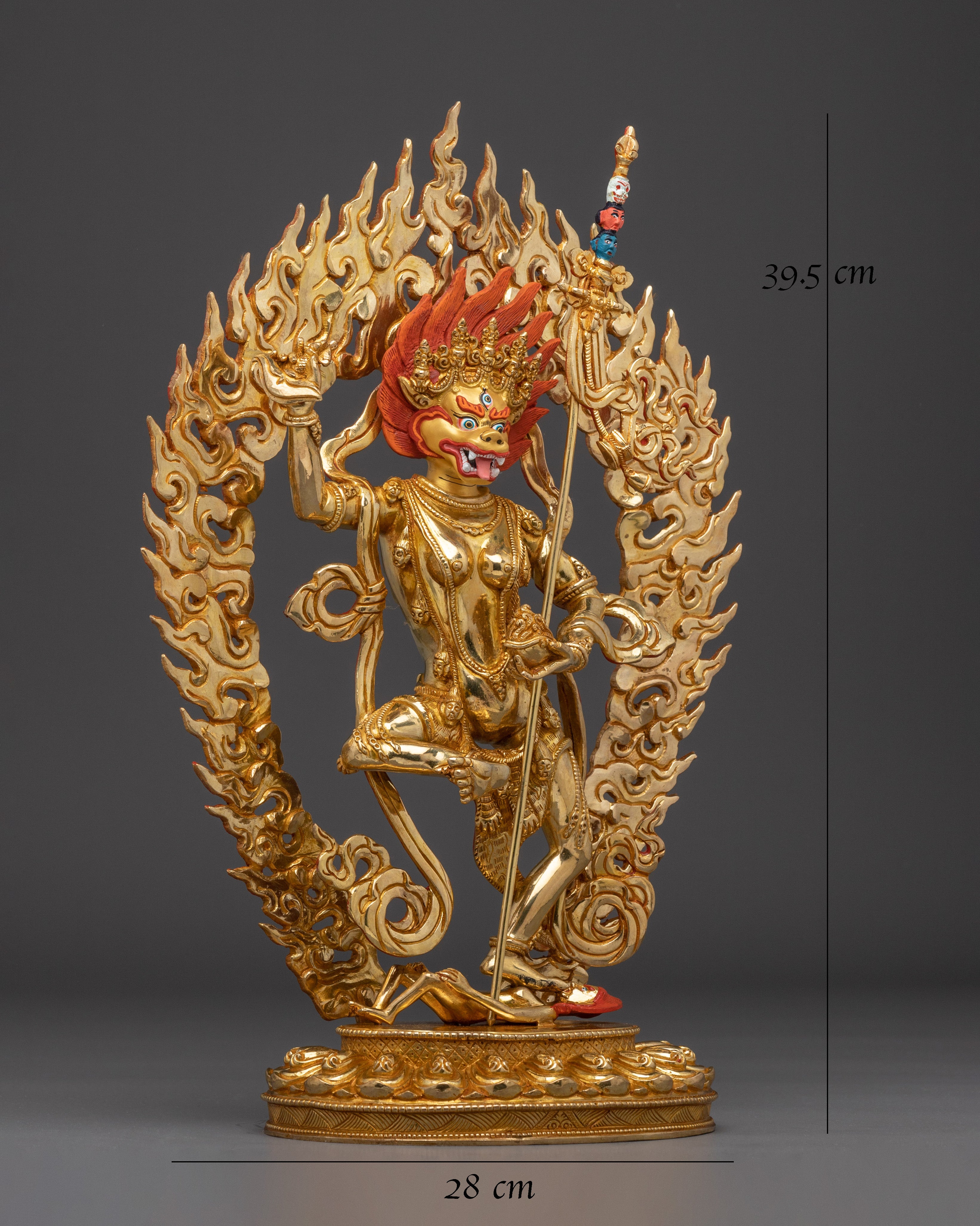 Simhamukha Statue:Wrathful Female Deity