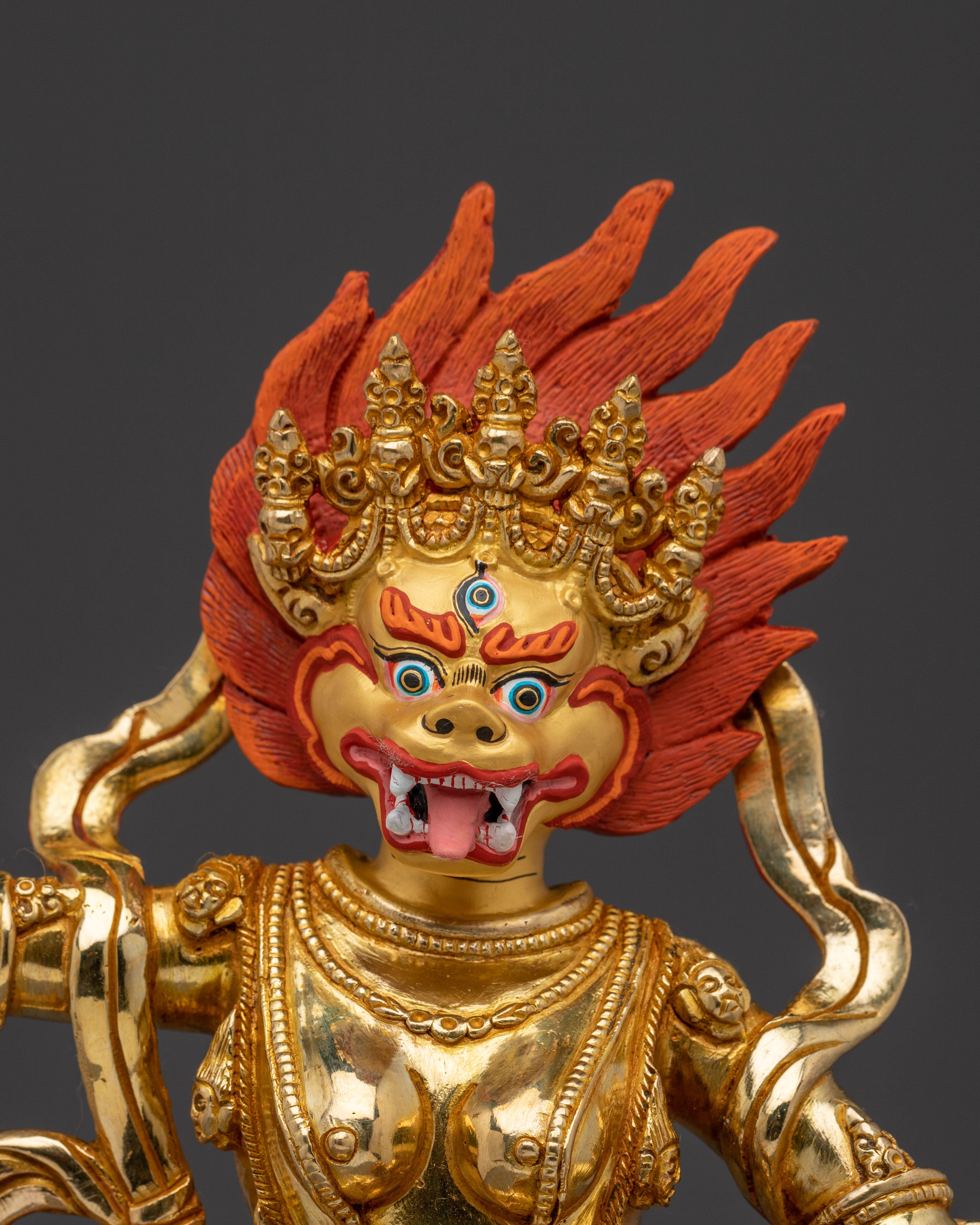 Simhamukha Statue:Wrathful Female Deity
