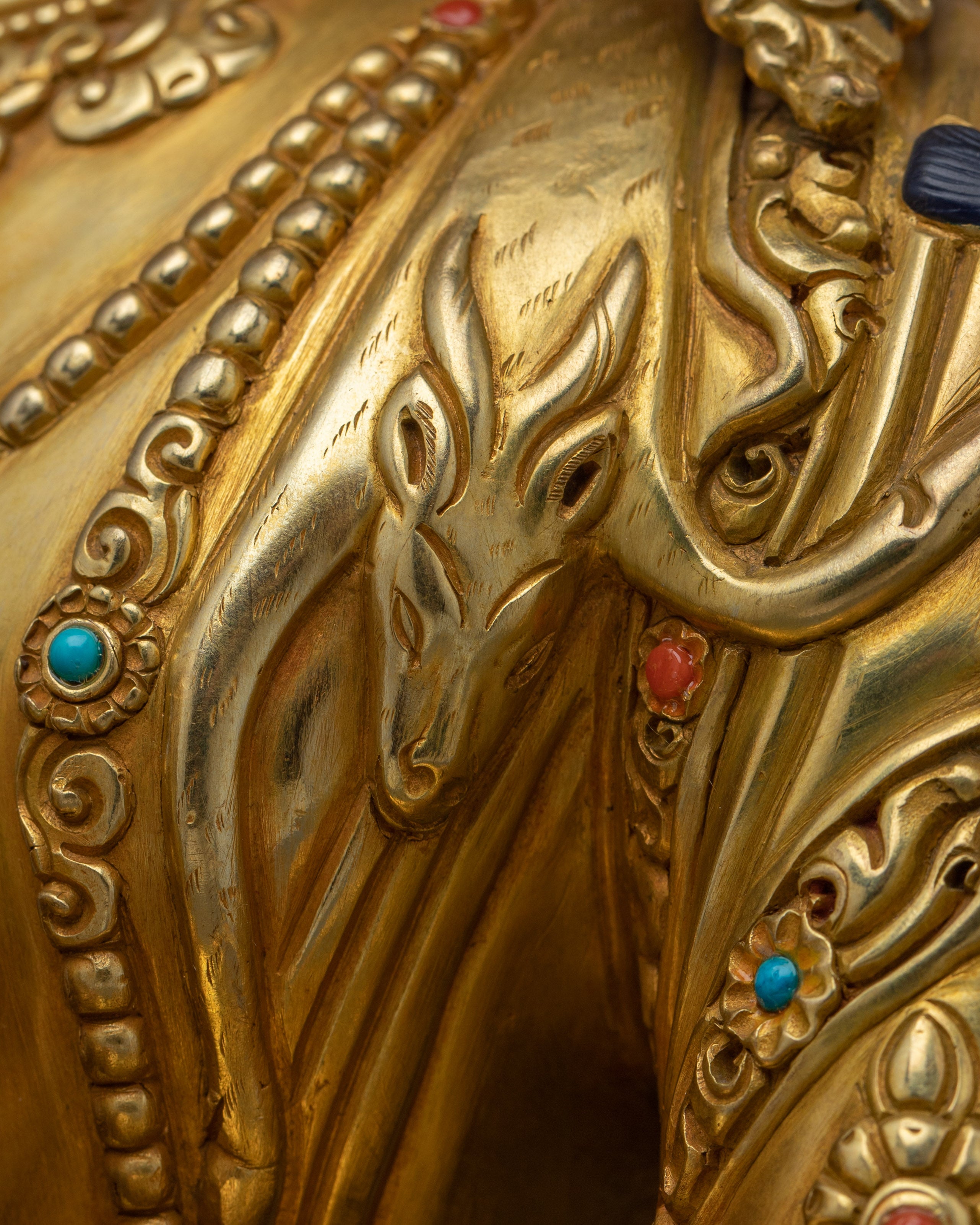 Tibetan Chenrezig Deity | Vajrayana Sculpture for Inner Peace