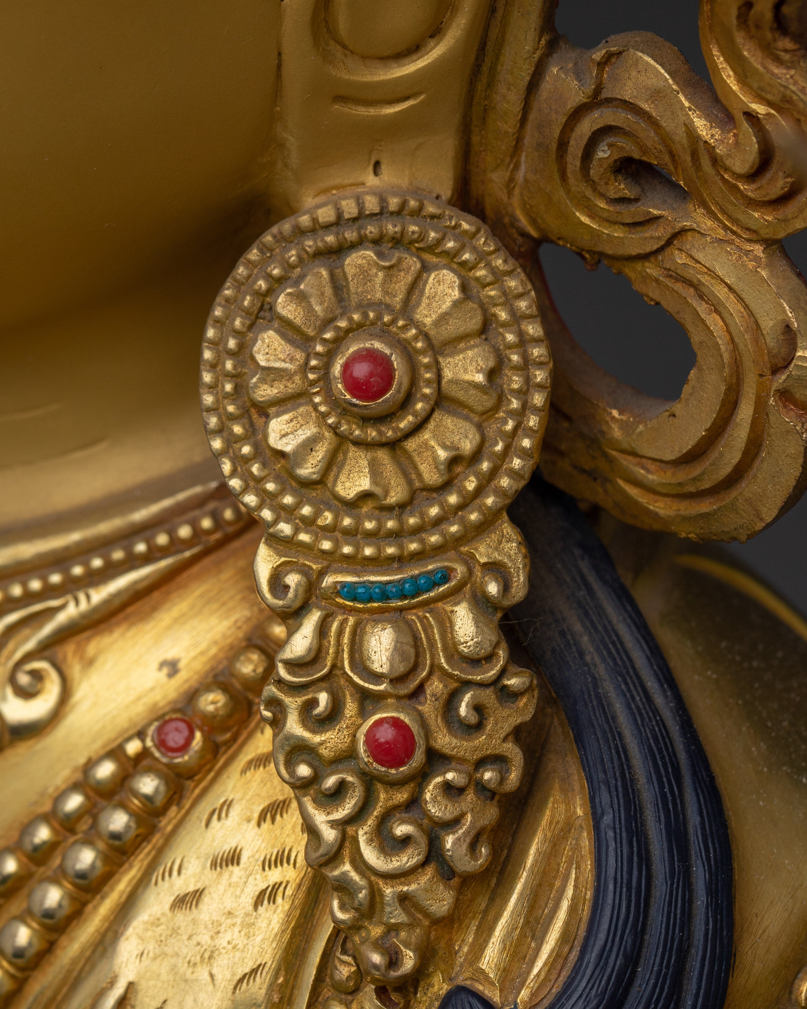 Tibetan Chenrezig Deity | Vajrayana Sculpture for Inner Peace