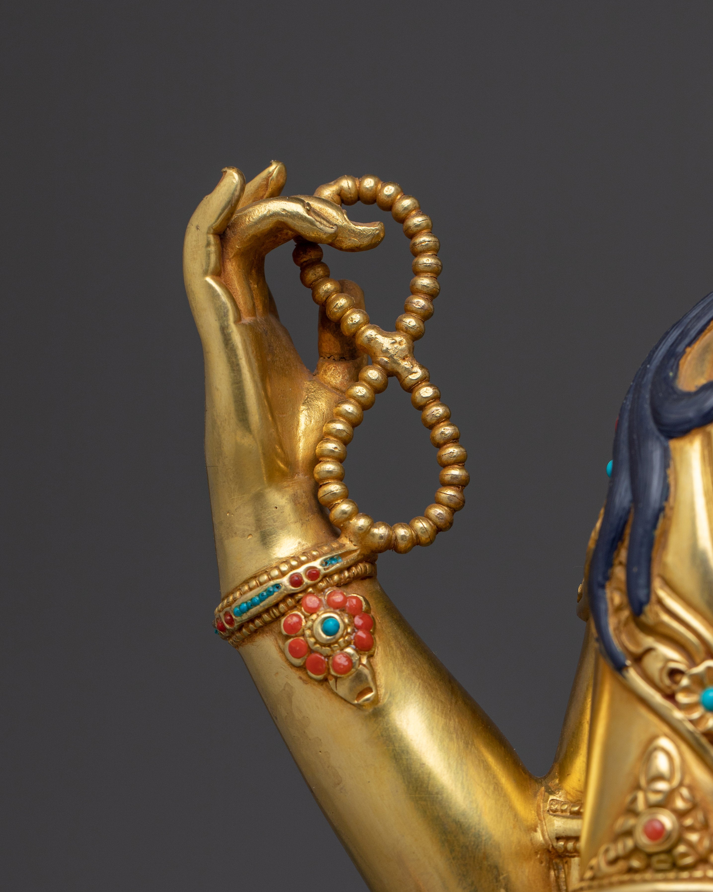 Tibetan Chenrezig Deity | Vajrayana Sculpture for Inner Peace