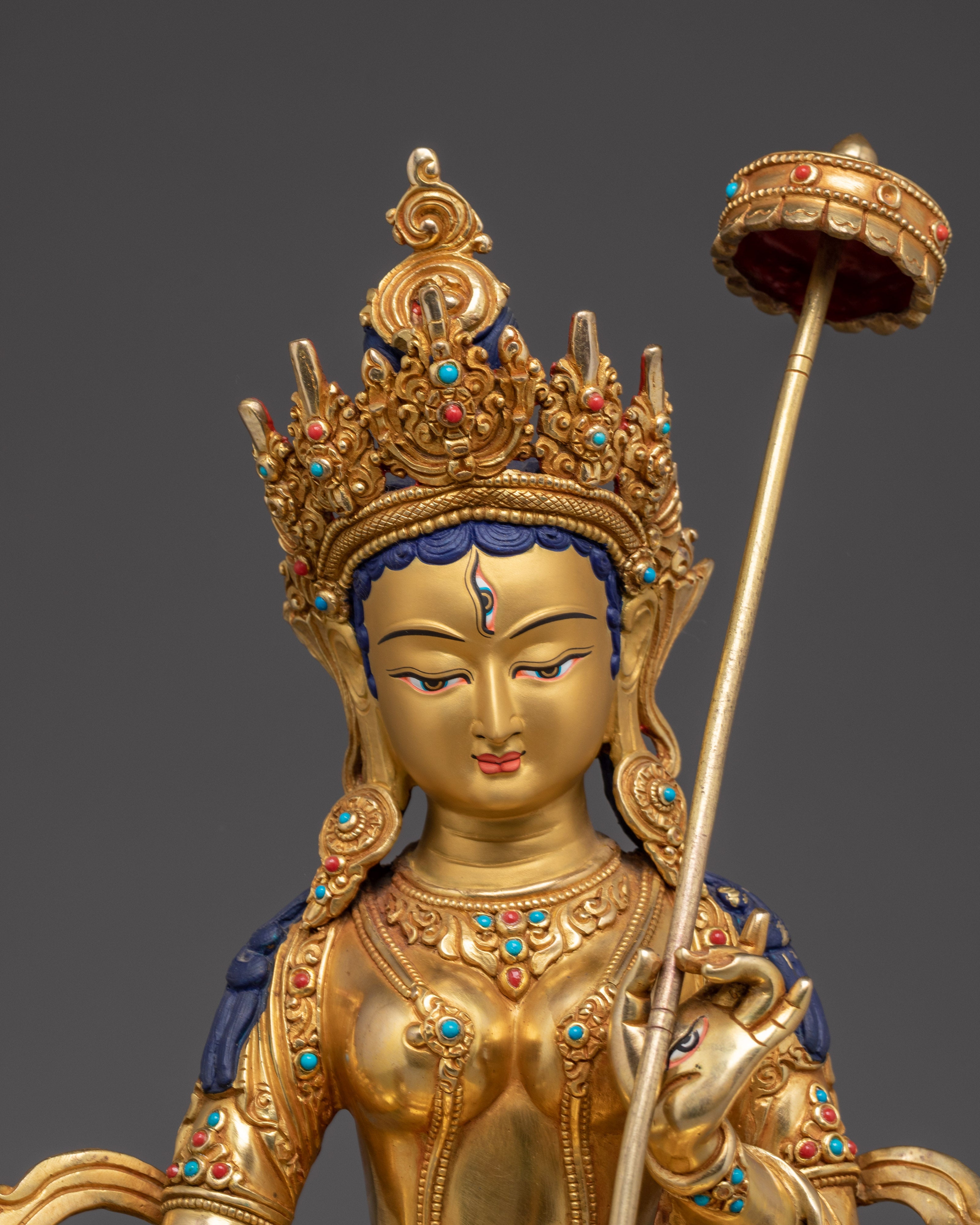Vajrayana Dukar Figure | Tibetan Icon for Purification