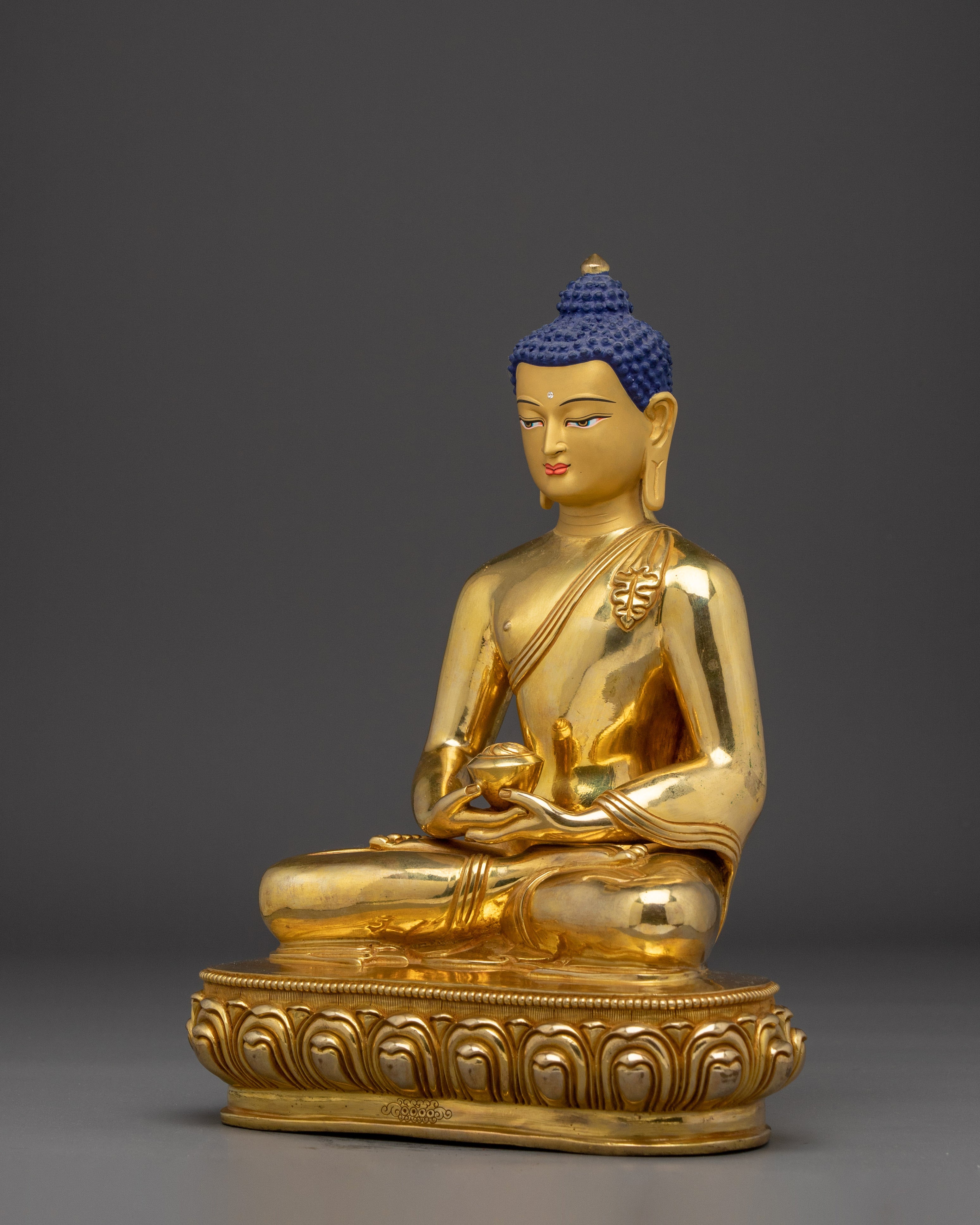 Sacred Amitabha Buddha Statue | Nepali Handcrafted Icon