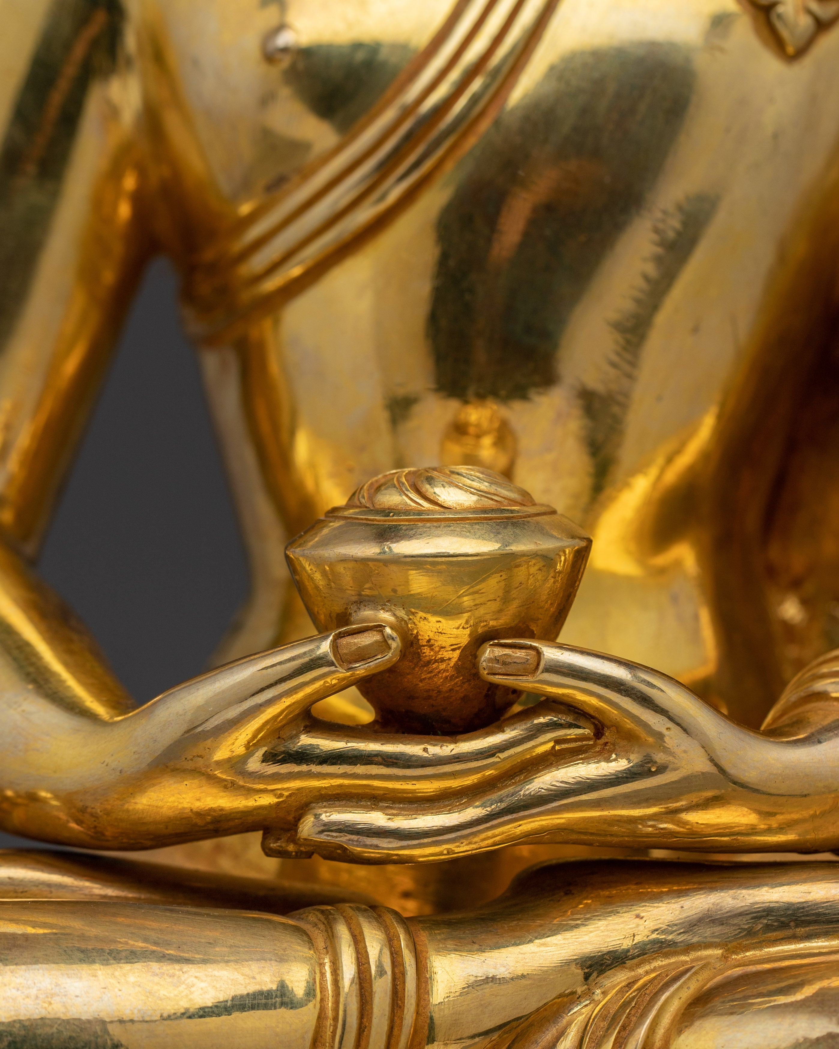 Sacred Amitabha Buddha Statue | Nepali Handcrafted Icon