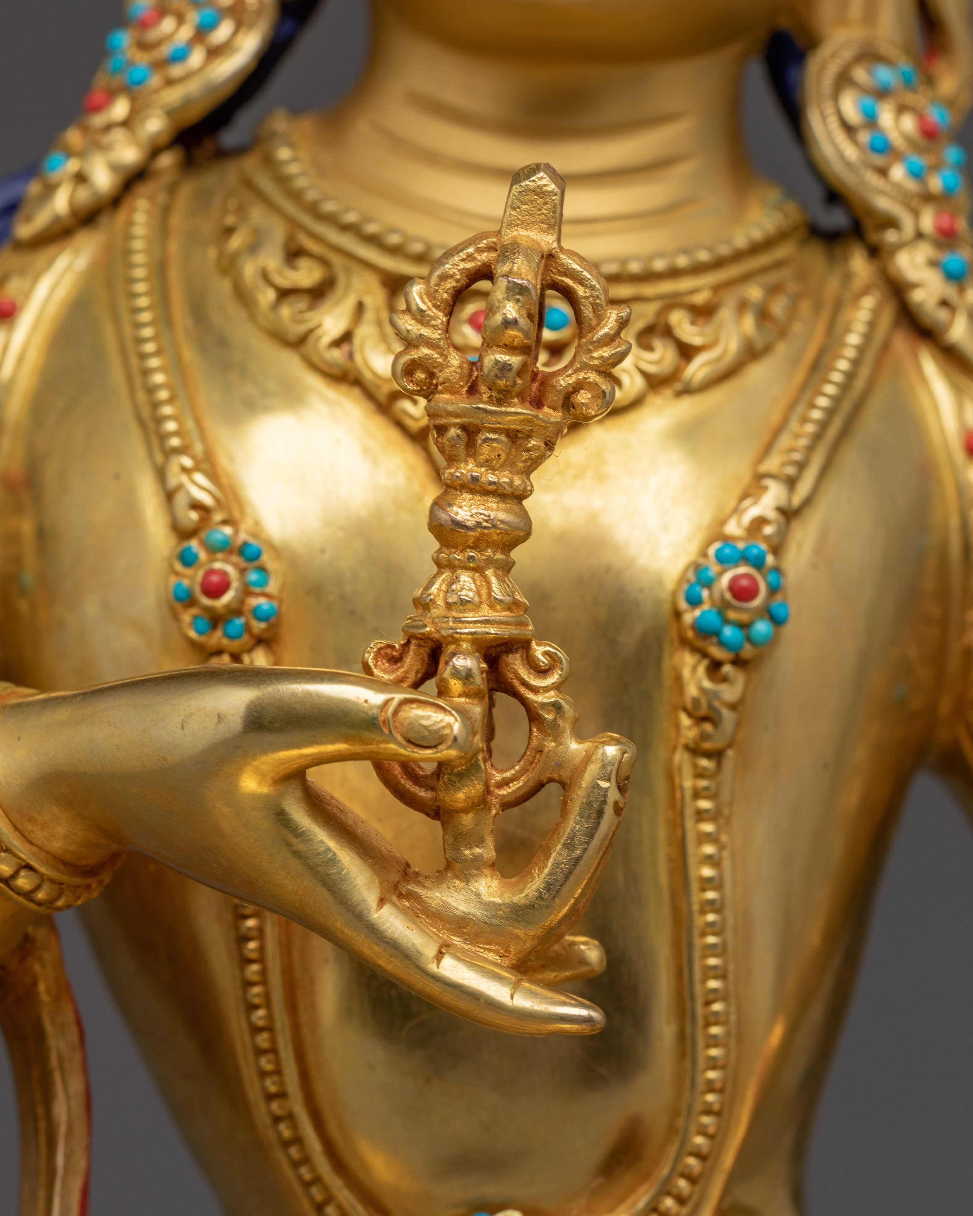 Tibetan Vajrasattva Figure | Peaceful Deity of Inner Purification