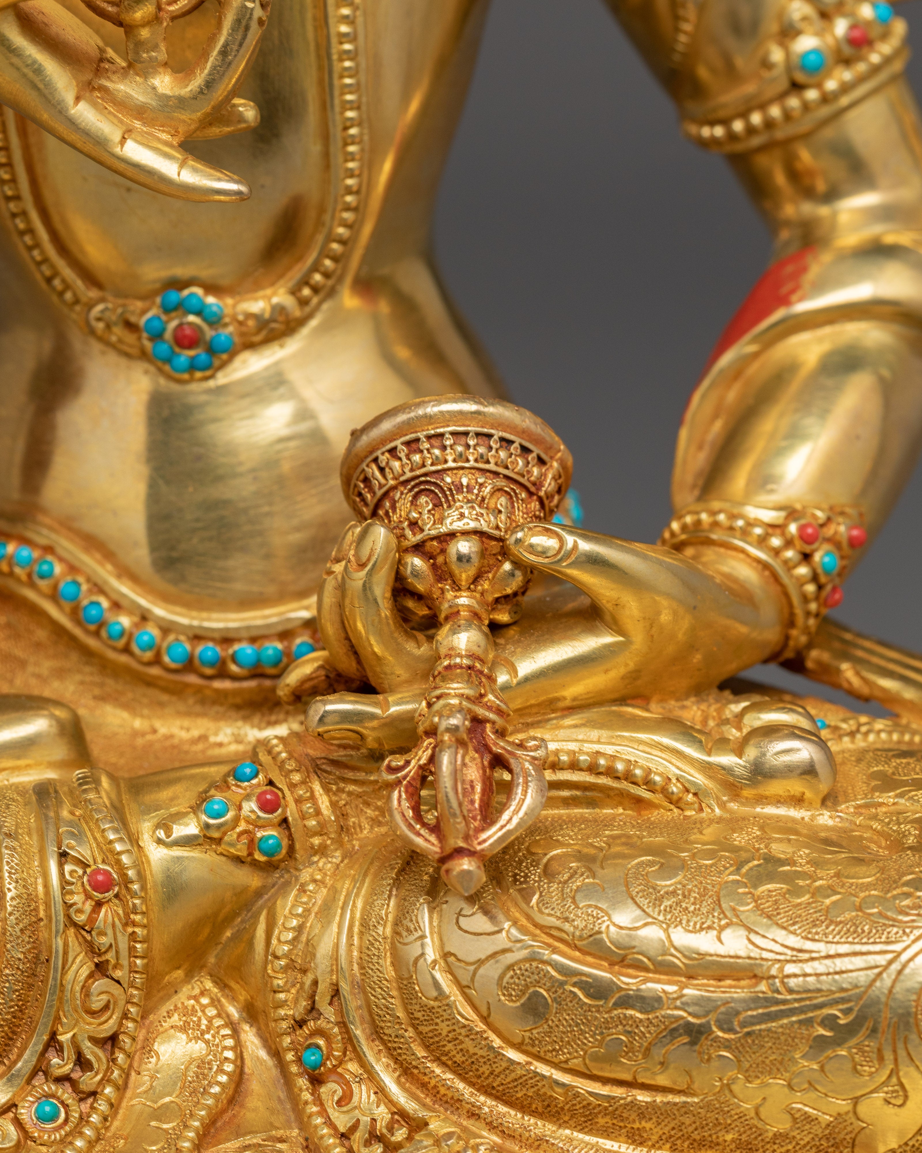 Tibetan Vajrasattva Figure | Peaceful Deity of Inner Purification