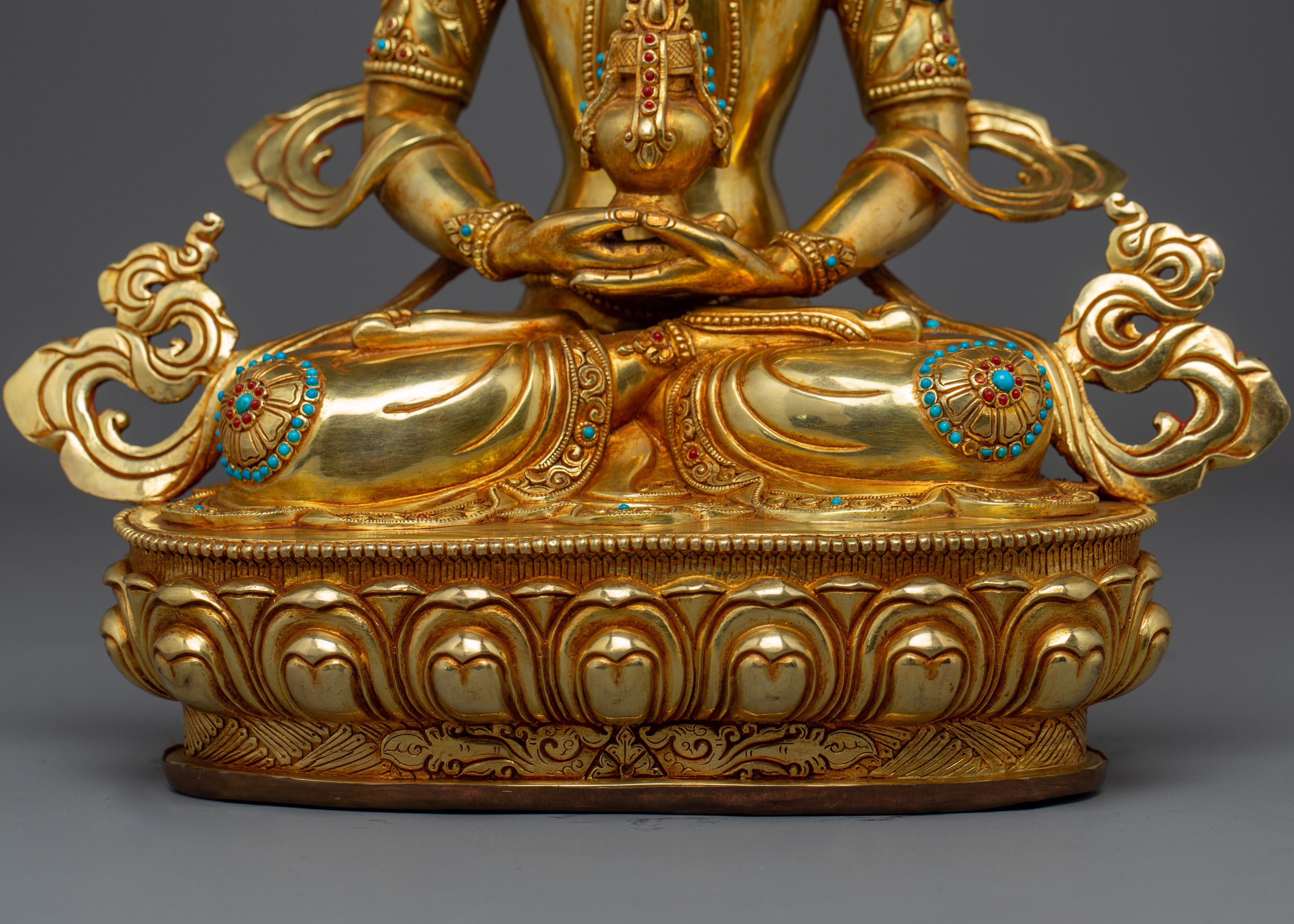 Amitayus, Deity of Immortality | Nepali Artwork for Life Force and Dharma Blessings