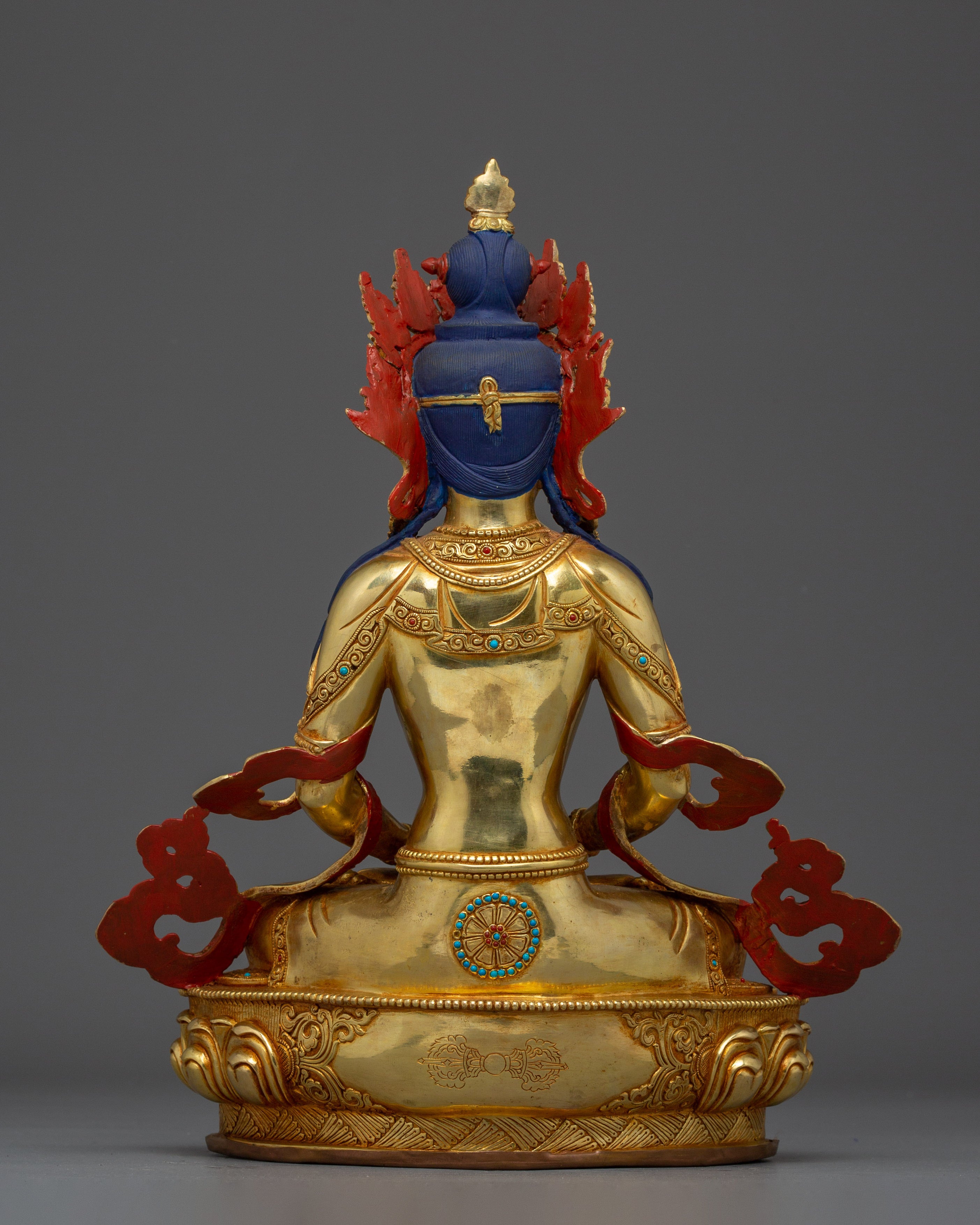 Amitayus, Deity of Immortality | Nepali Artwork for Life Force and Dharma Blessings