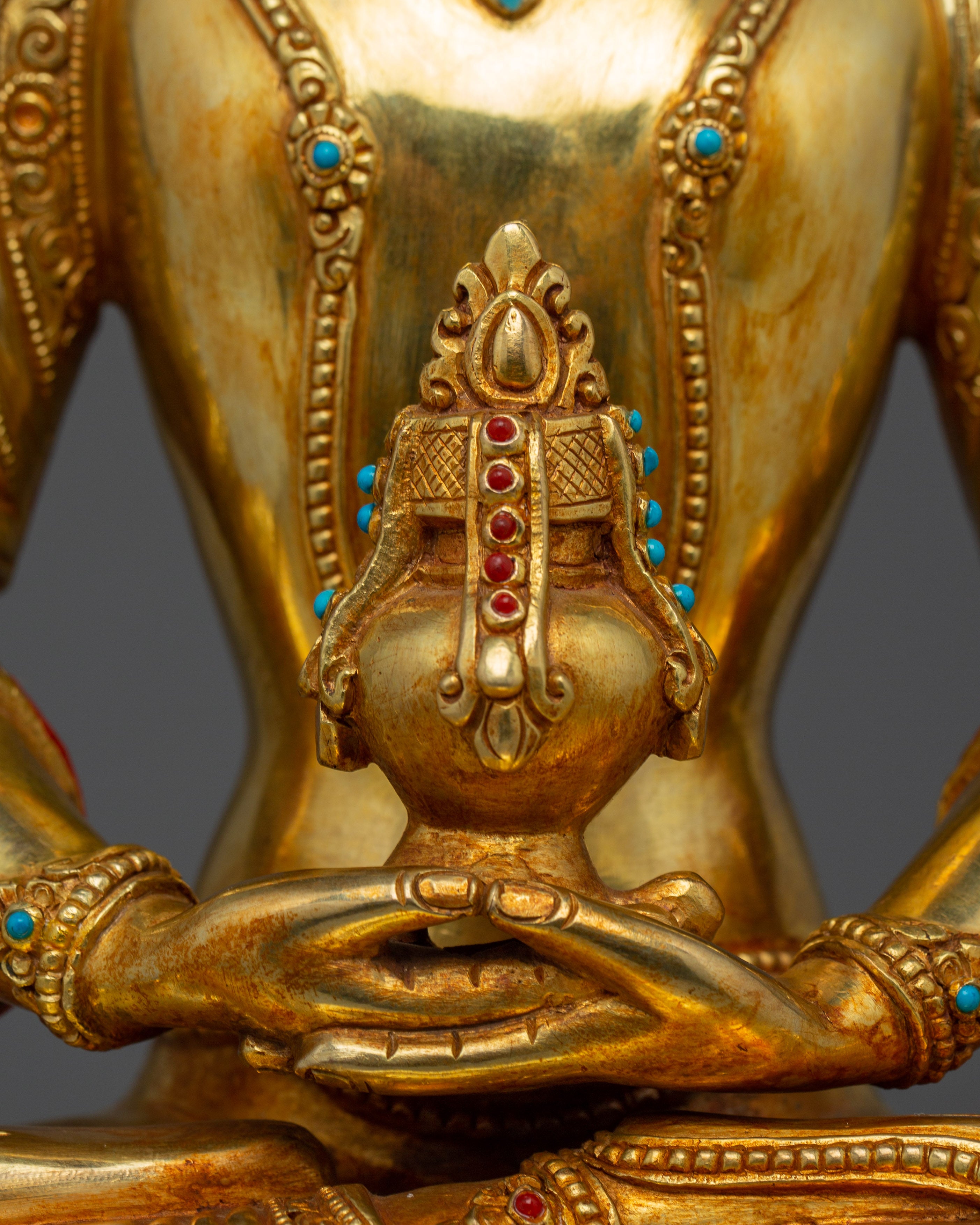 Amitayus, Deity of Immortality | Nepali Artwork for Life Force and Dharma Blessings