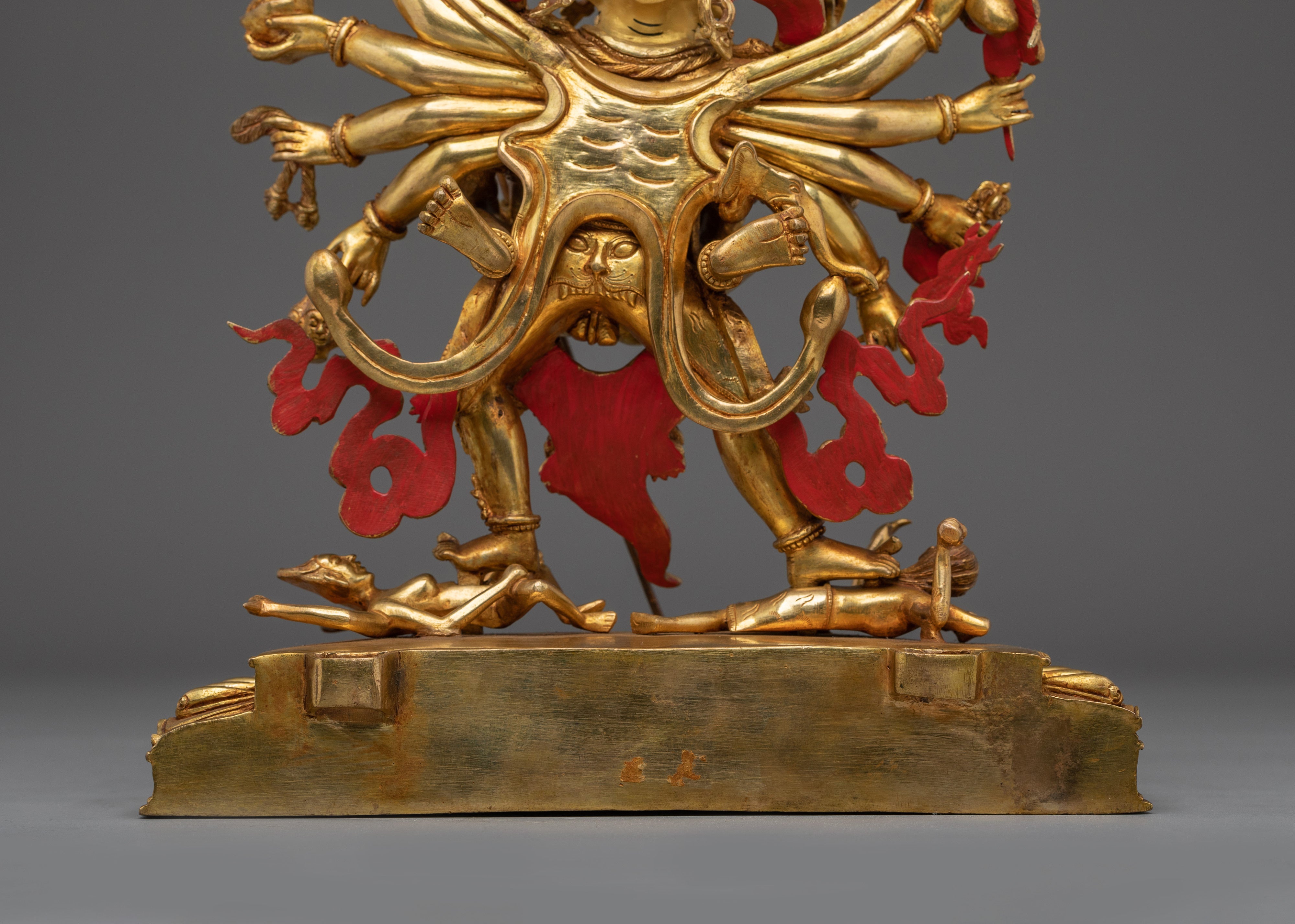 24K Gold Gilded Chakrasamvara Statue | Sculpture for Altar