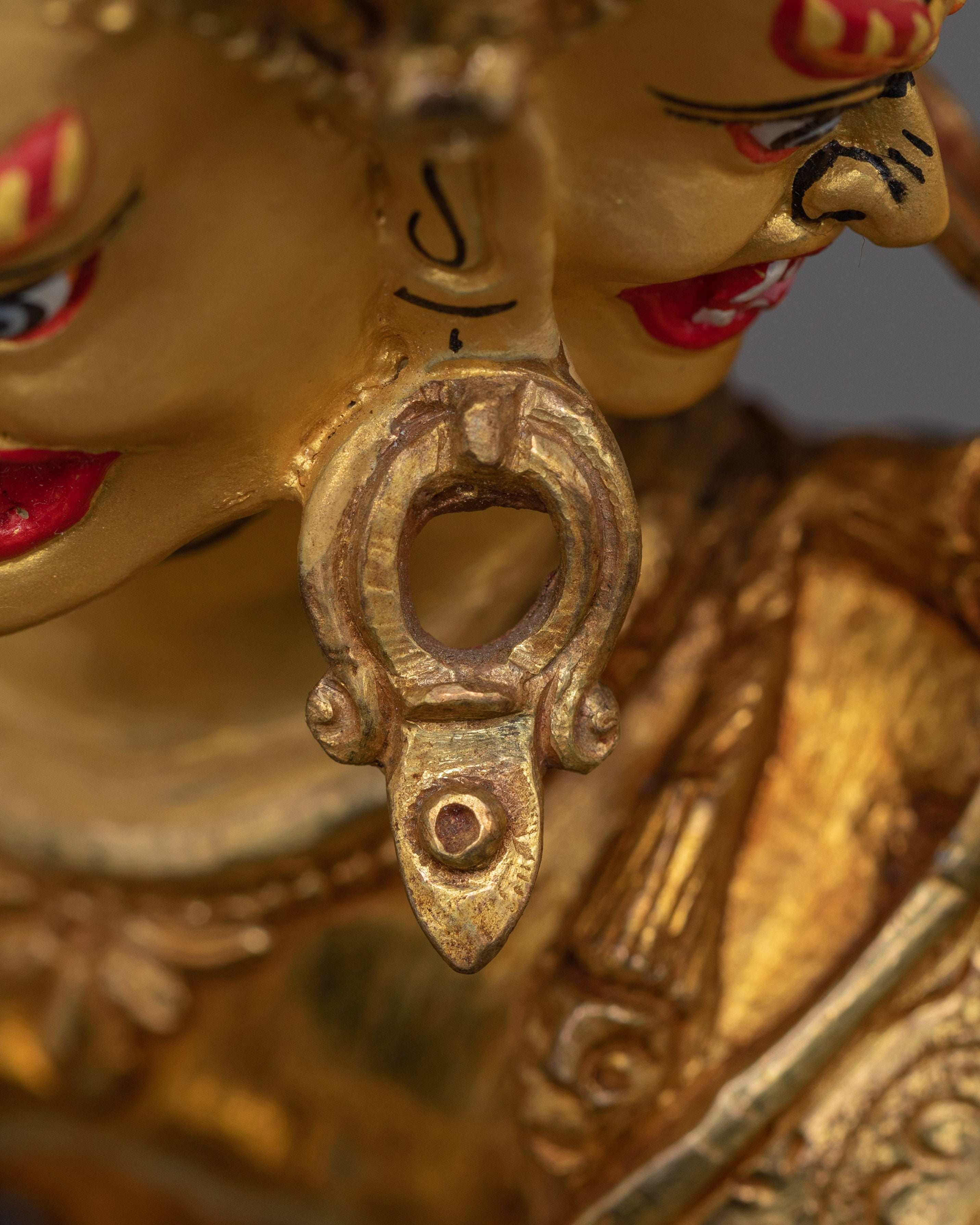 24K Gold Gilded Chakrasamvara Statue | Sculpture for Altar