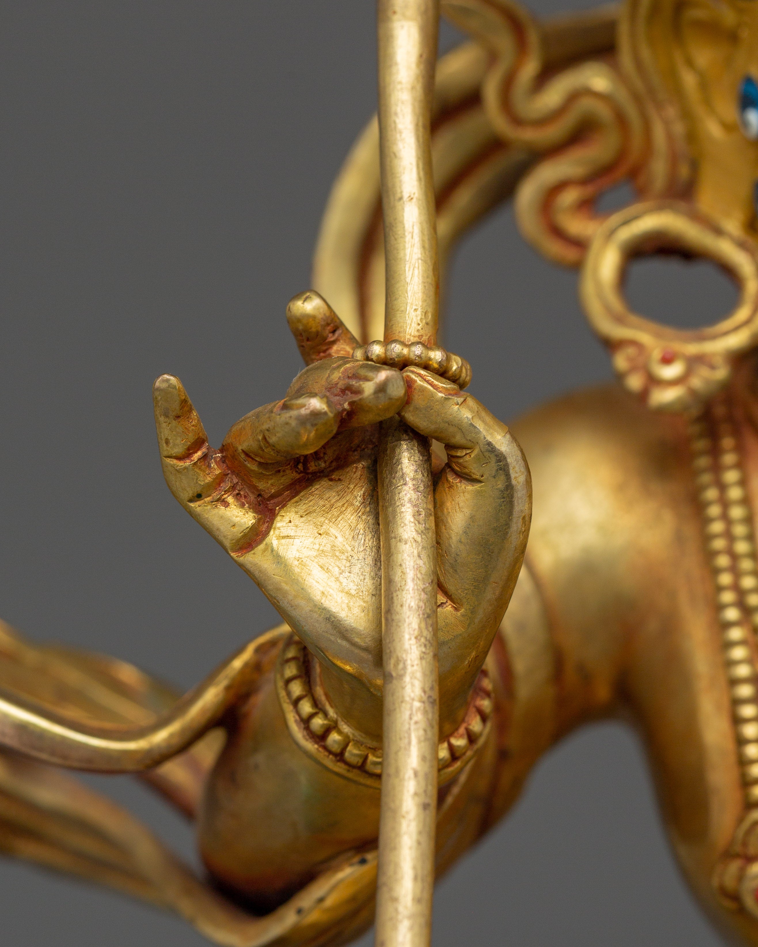 24K Gold Gilded Namtoshe Statue | Symbol of Wealth and Protection
