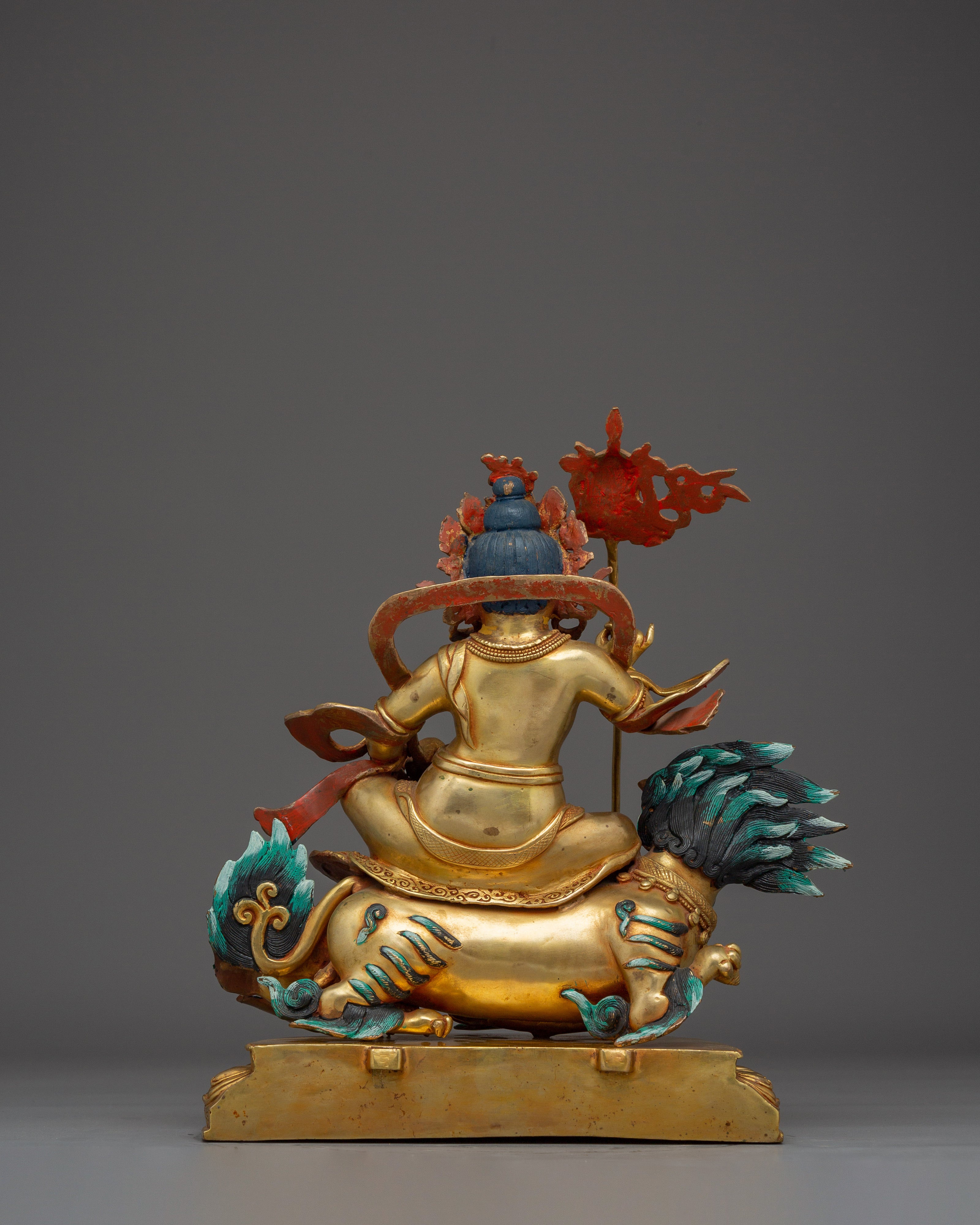 24K Gold Gilded Namtoshe Statue | Symbol of Wealth and Protection