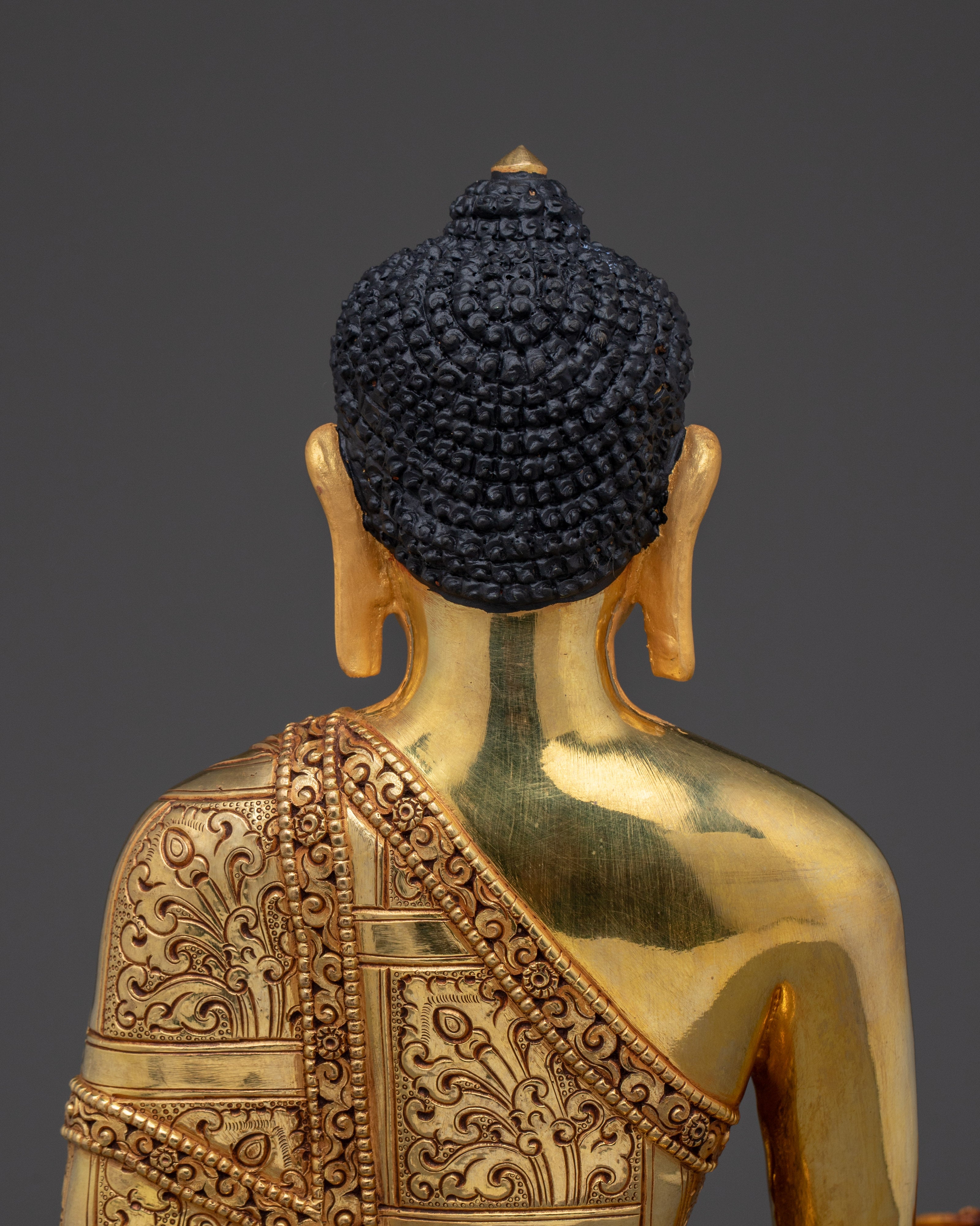 24K Gold Gilded Copper Medicine Buddha | Bhaisajyaguru, the Healing Deity in Buddhism