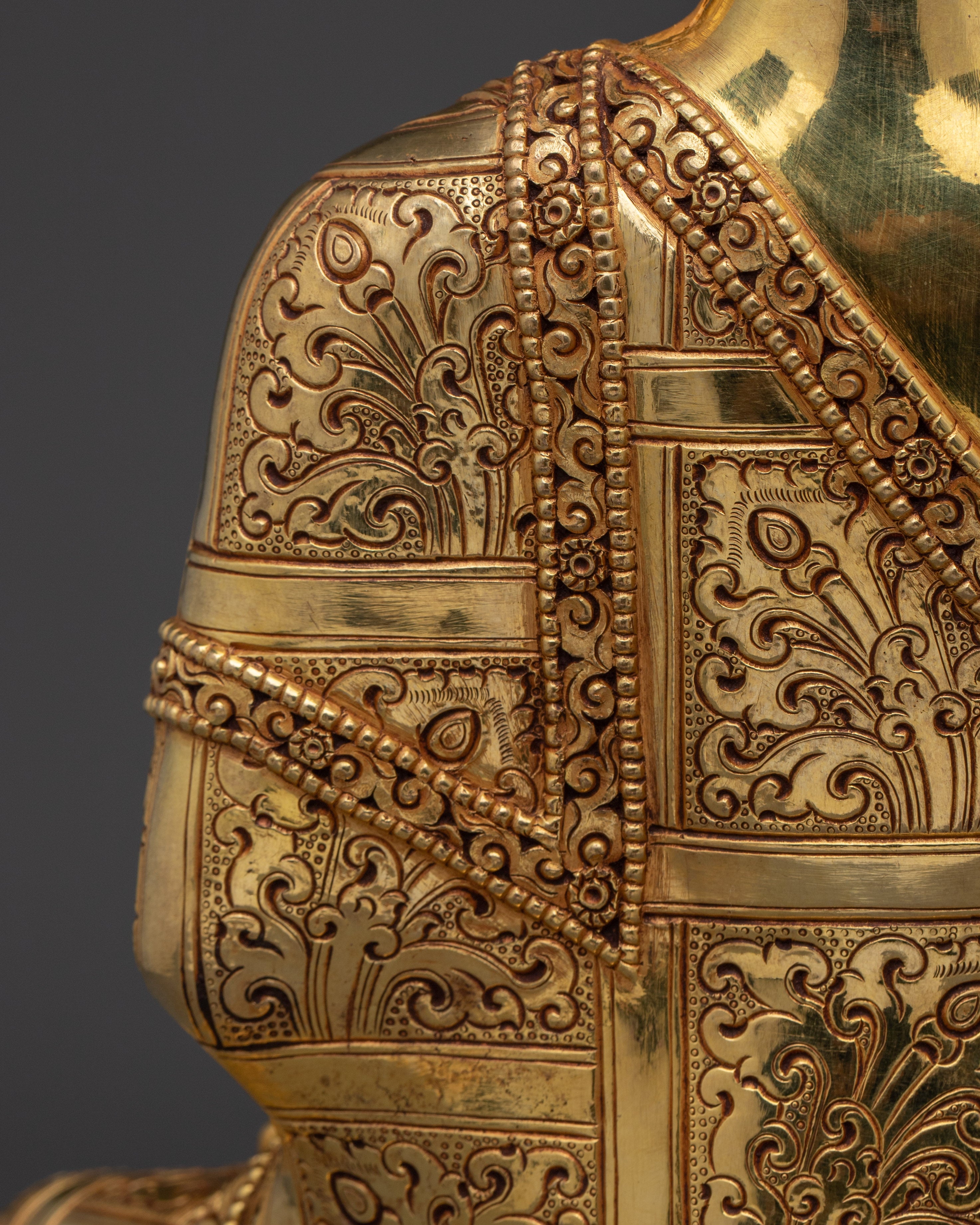 24K Gold Gilded Copper Medicine Buddha | Bhaisajyaguru, the Healing Deity in Buddhism