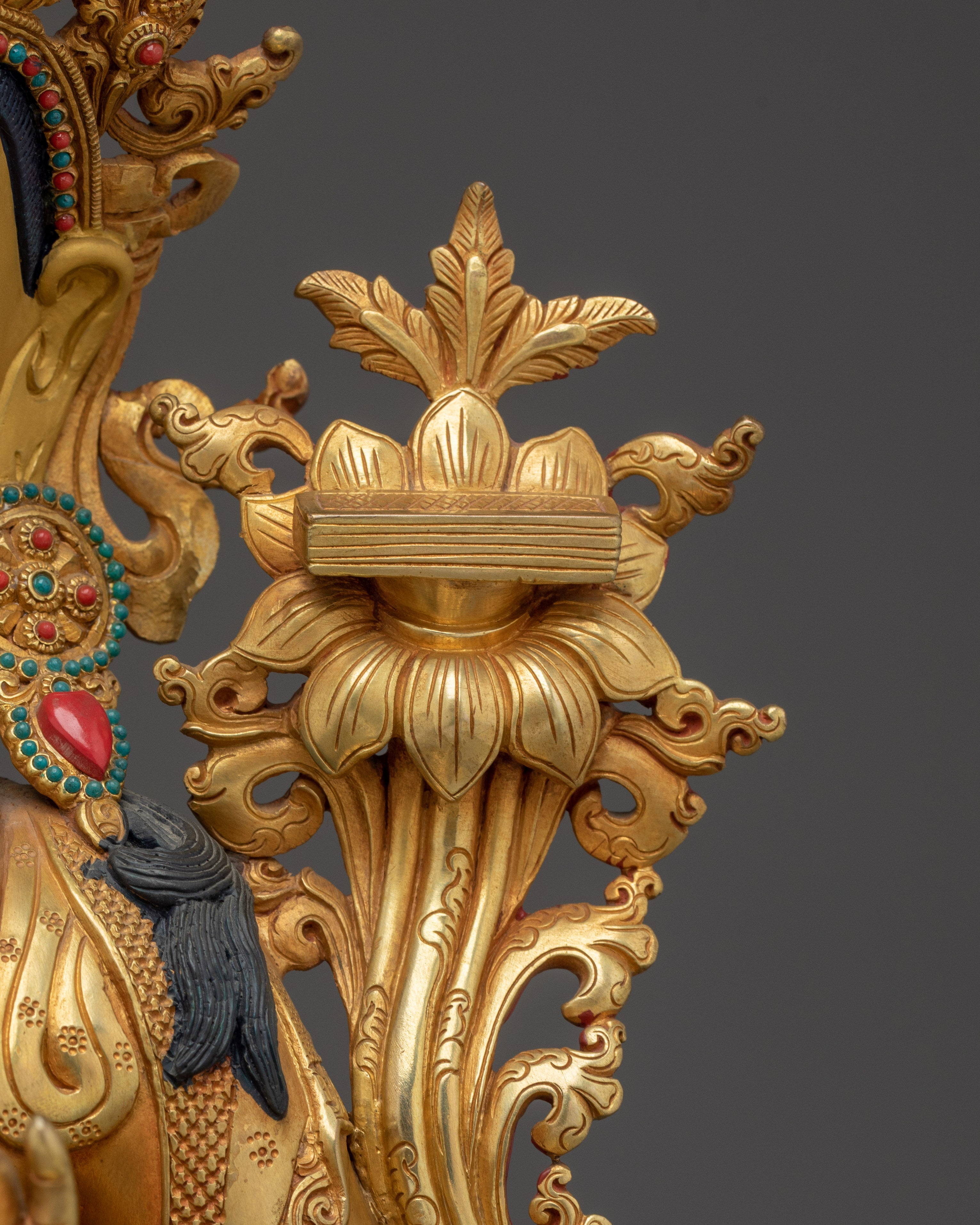 Radiant Manjushri Statue: Wisdom Bodhisattva