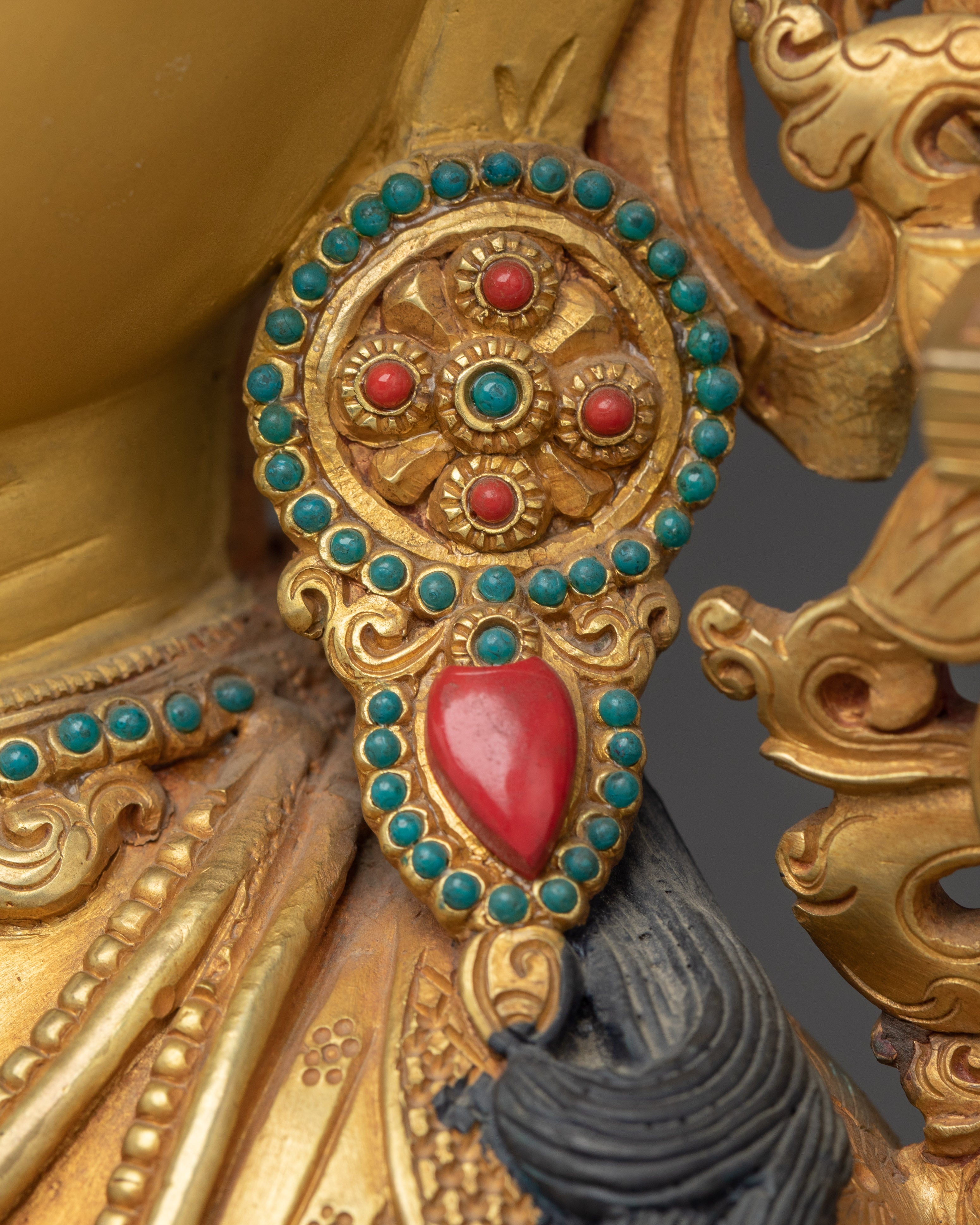 Radiant Manjushri Statue: Wisdom Bodhisattva