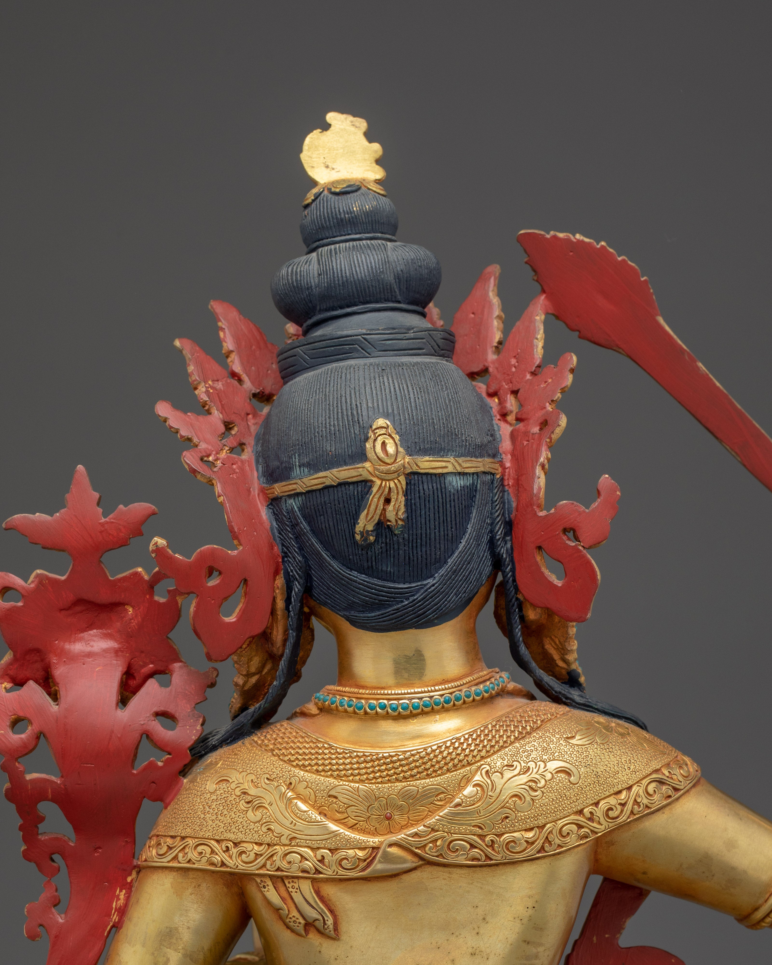 Radiant Manjushri Statue: Wisdom Bodhisattva