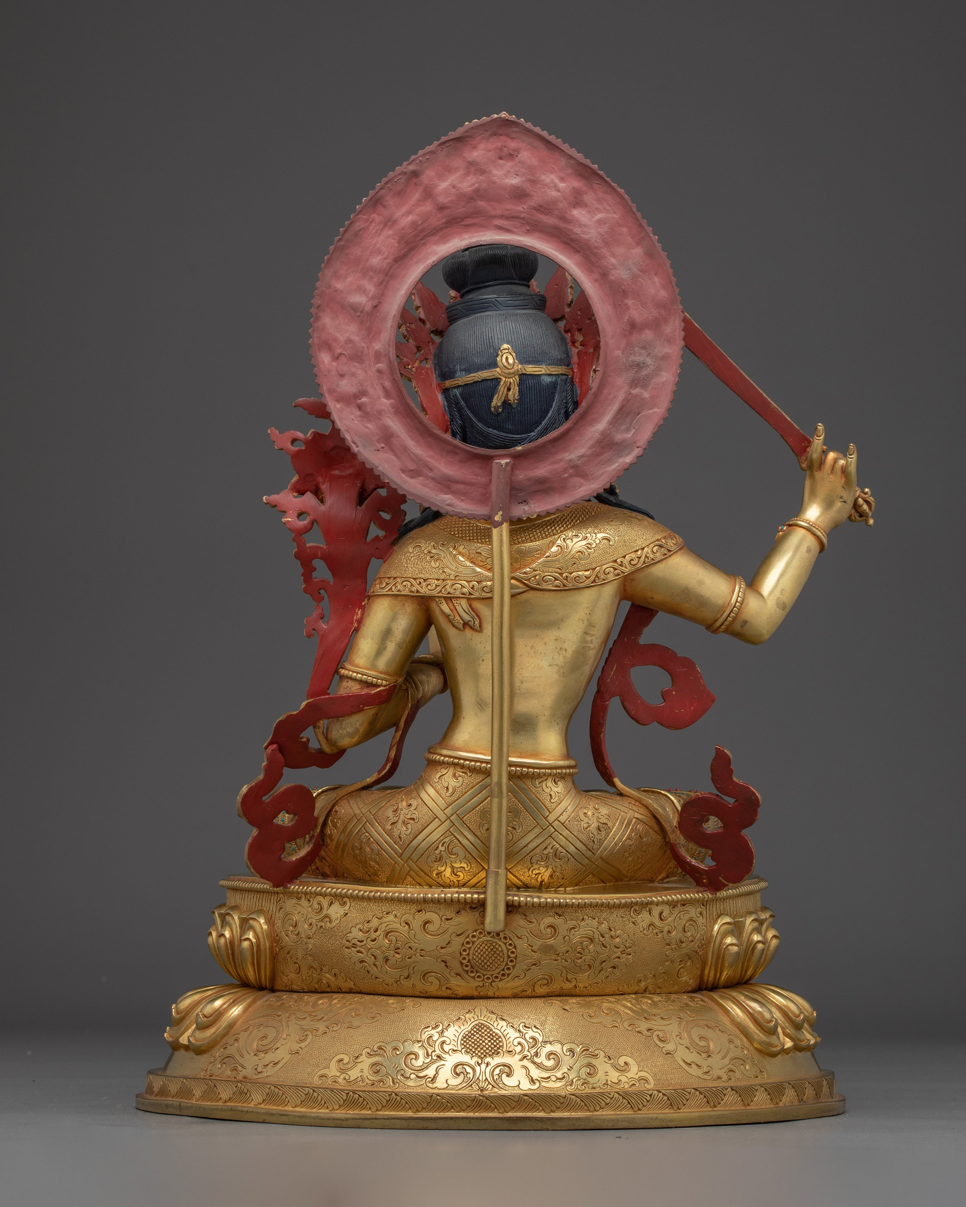 Radiant Manjushri Statue: Wisdom Bodhisattva