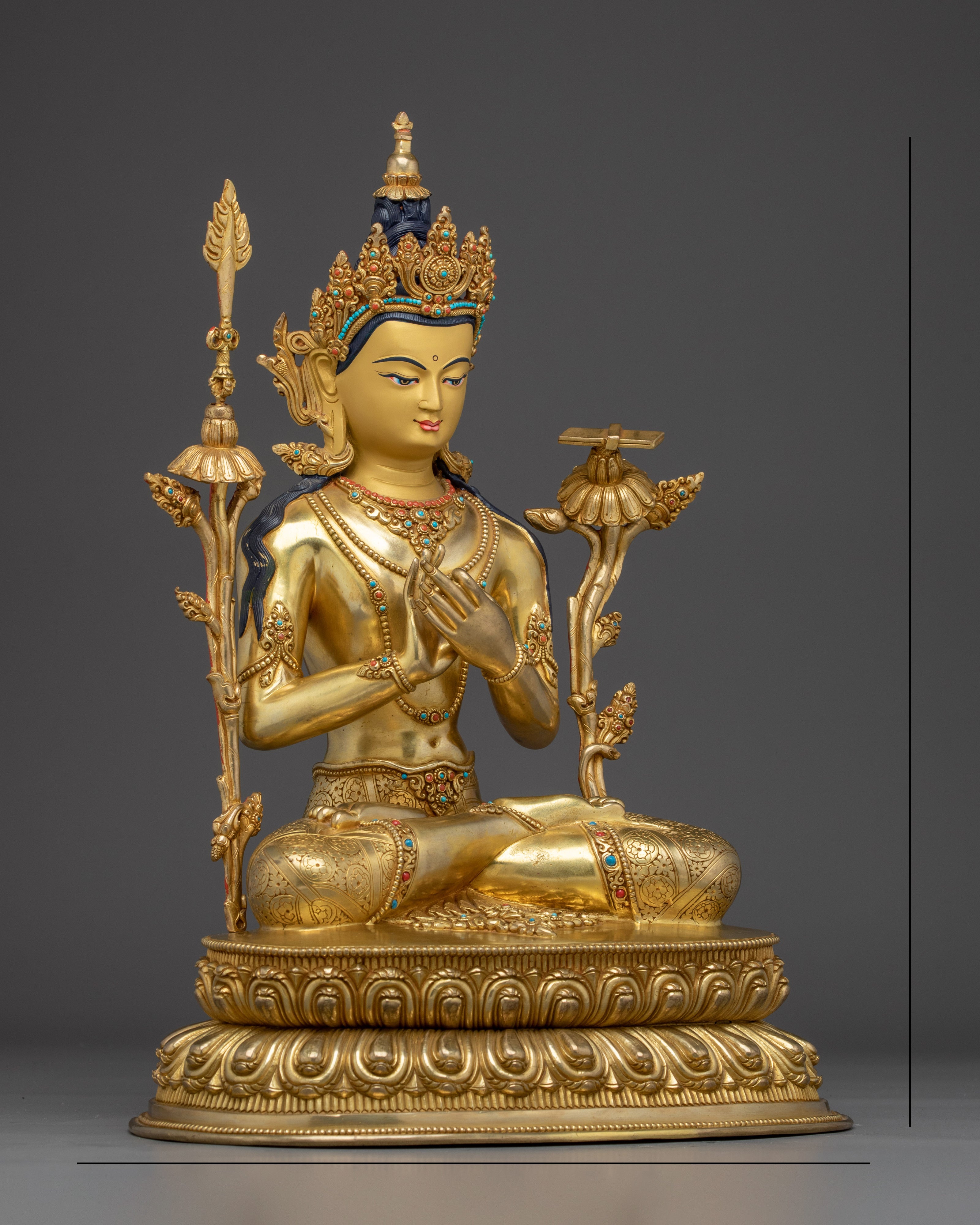 sacred-white-manjushri-sculpture