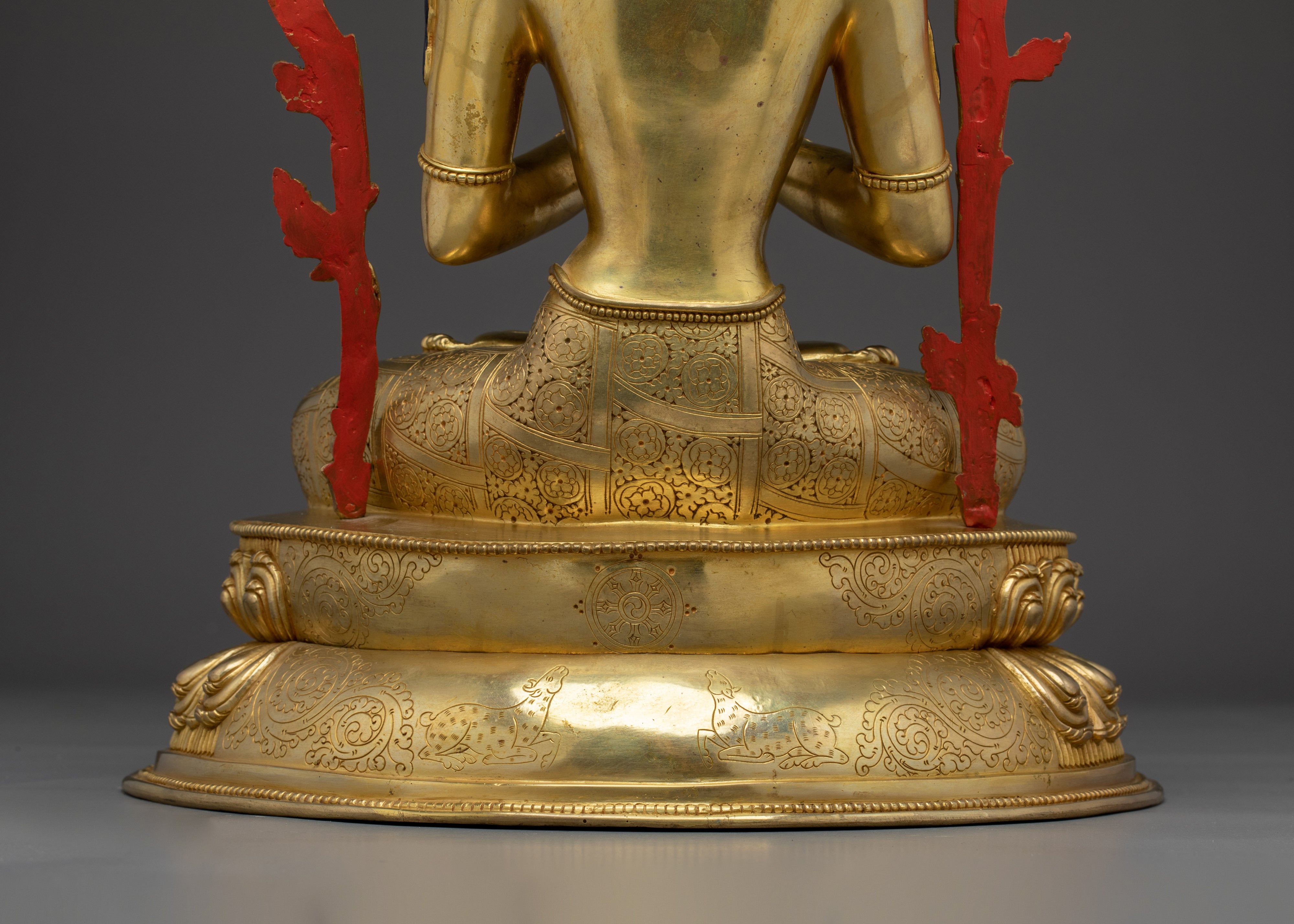 Sacred White Manjushri Sculpture | Handcrafted Nepali Artwork