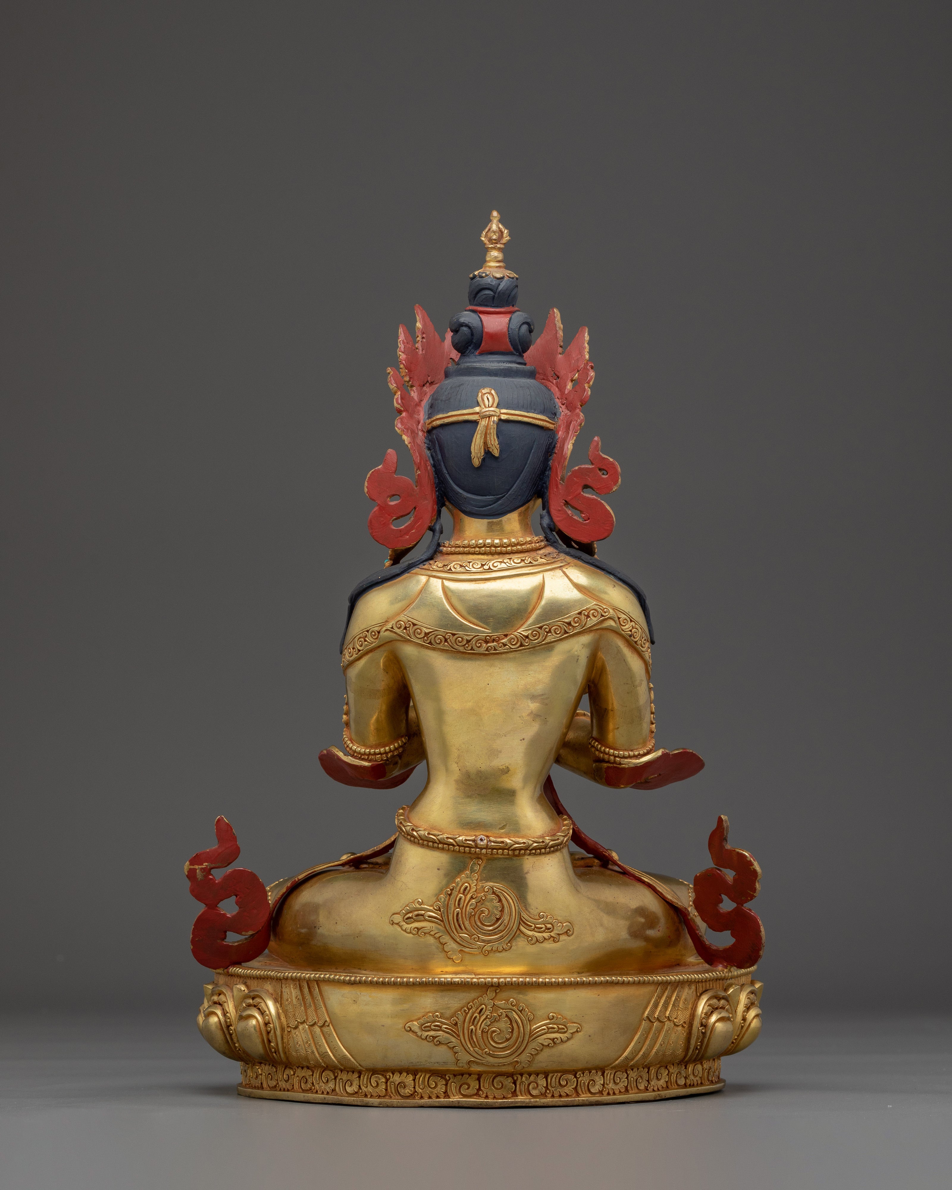 Vajradhara Art for Spiritual Enlightenment | Gold Gilded Copper Statue
