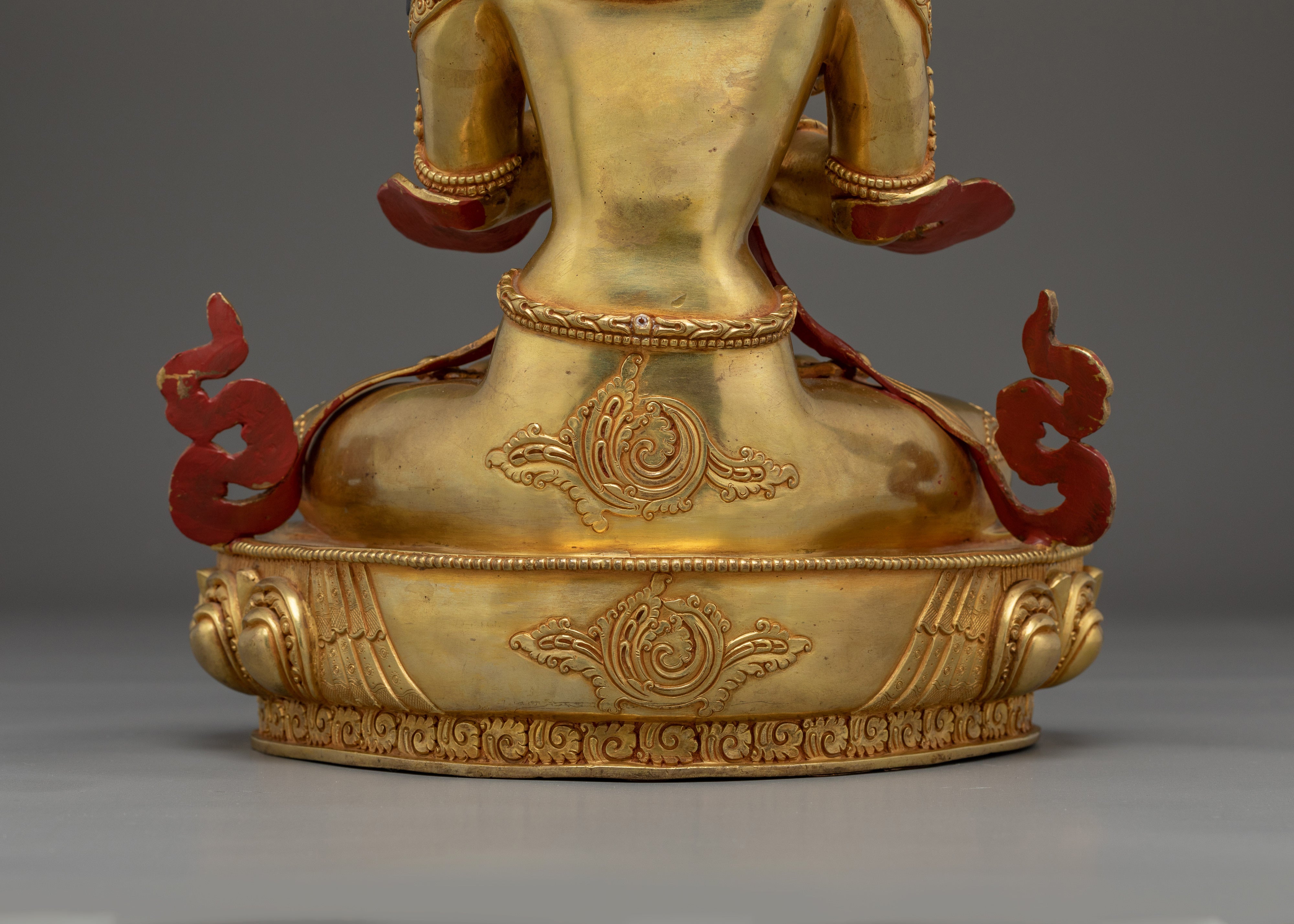 Vajradhara Art for Spiritual Enlightenment | Gold Gilded Copper Statue