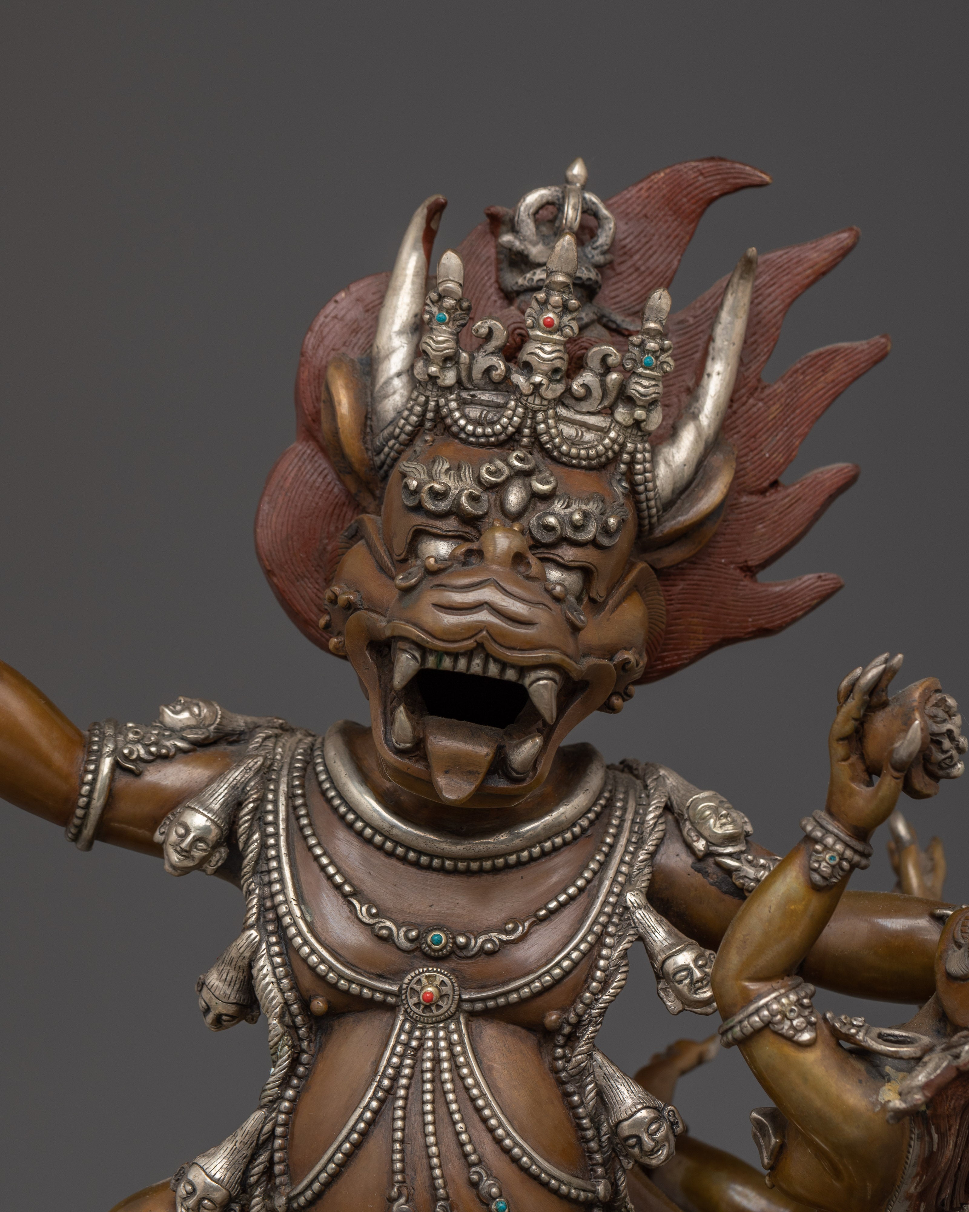 Sacred Yamantaka Sculpture | Spiritual Idol for Meditation