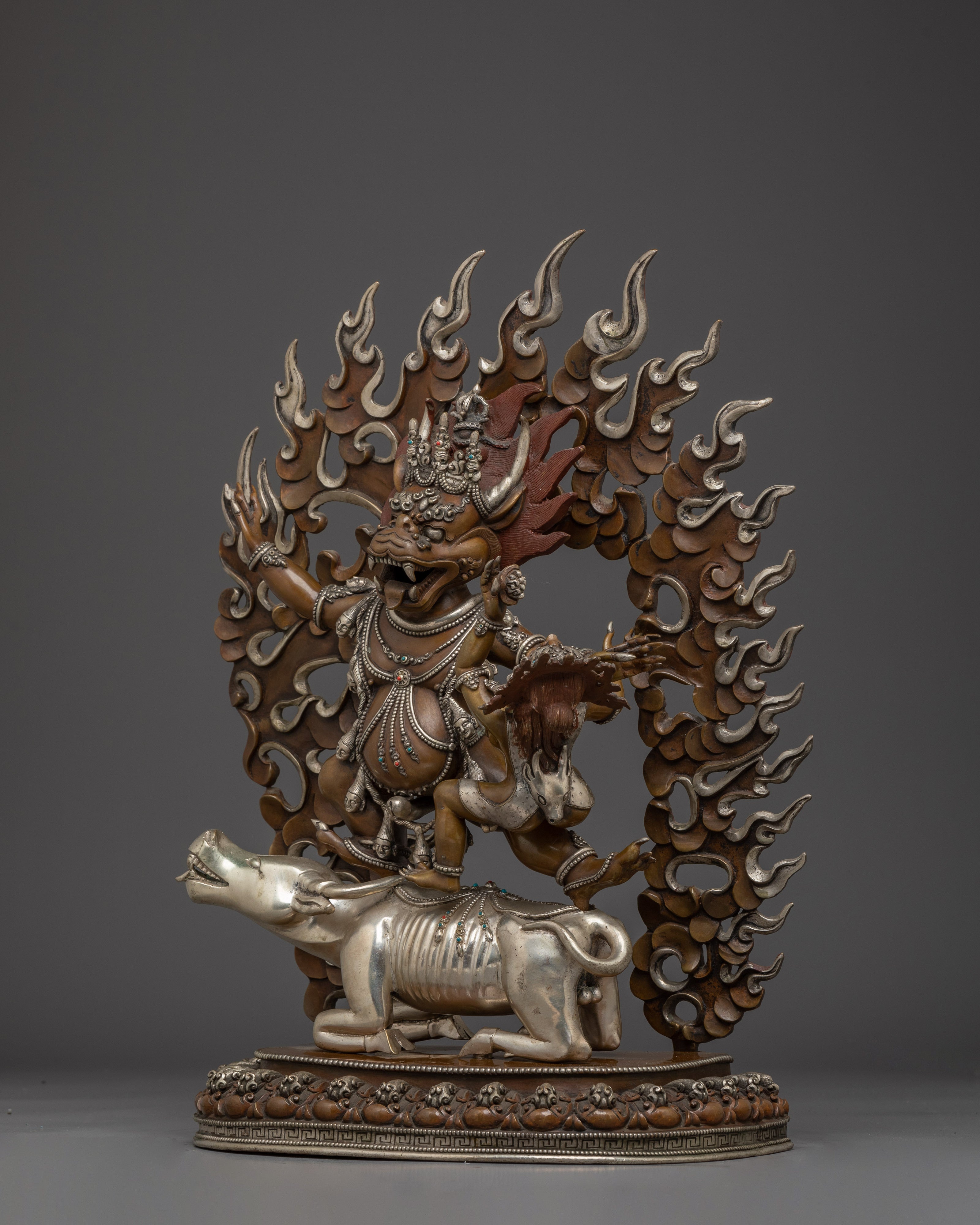 Sacred Yamantaka Sculpture | Spiritual Idol for Meditation