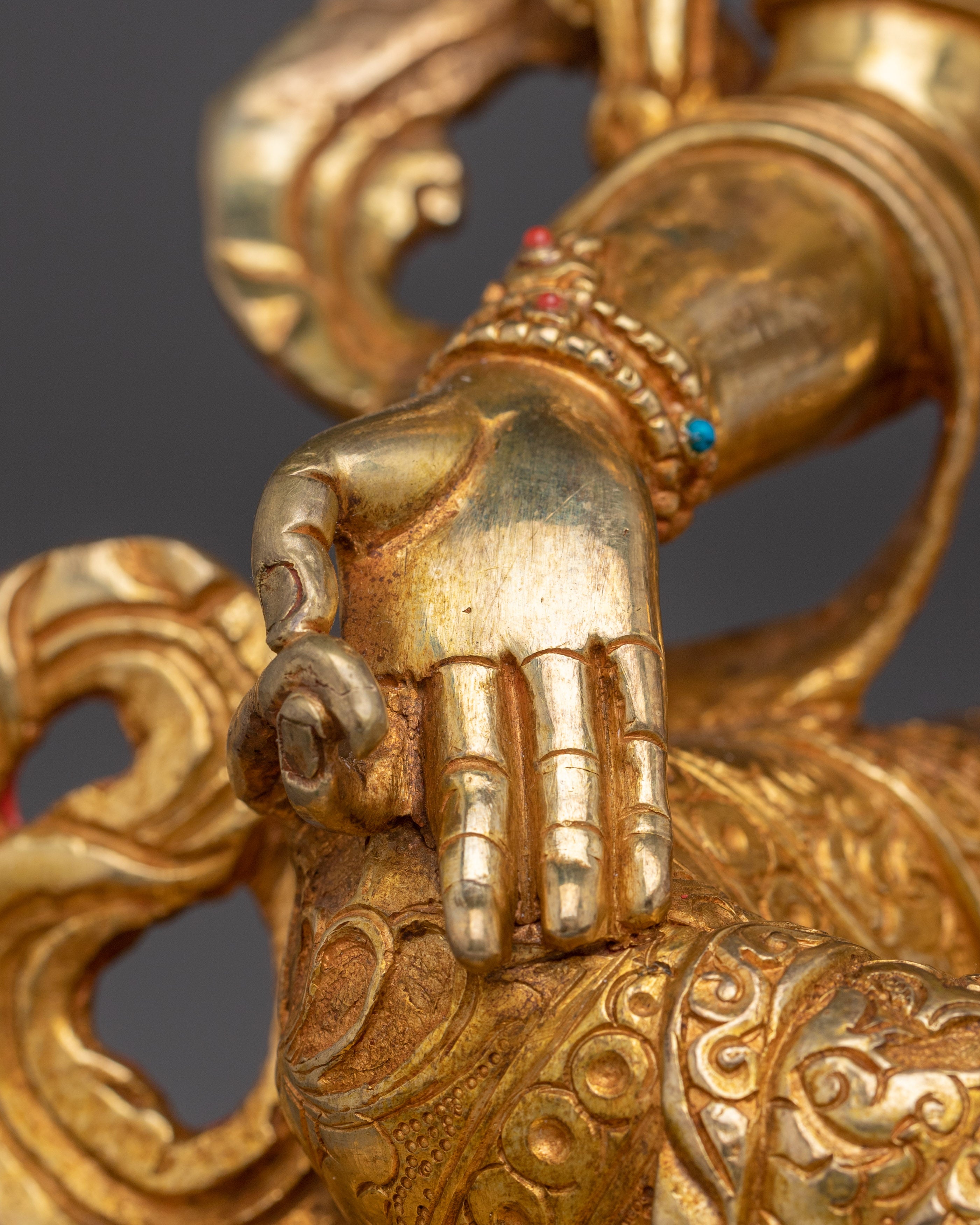 Green Tara Divine Feminine Protector Statue | Goddess of Swift Compassion