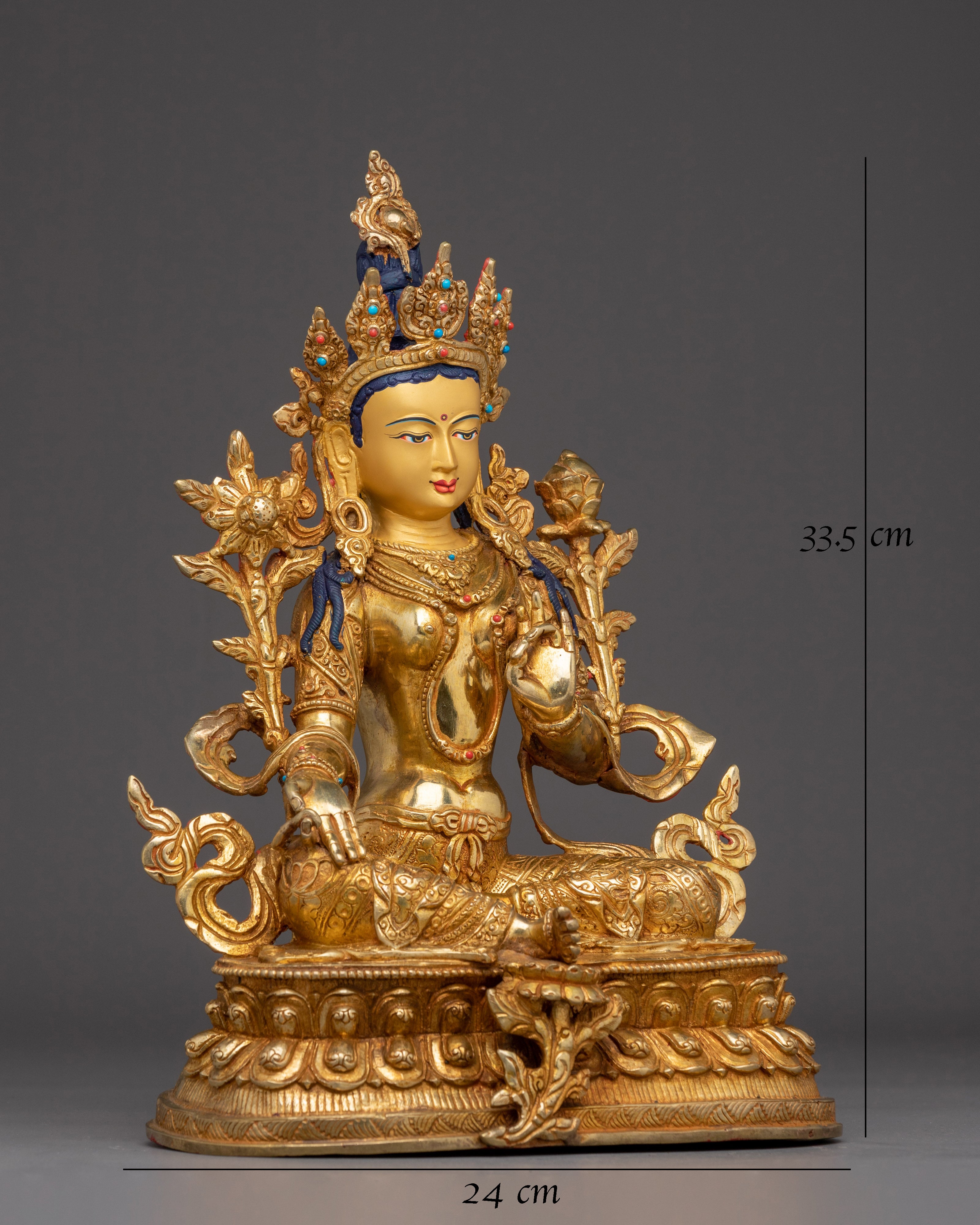 Green Tara Divine Feminine Protector Statue