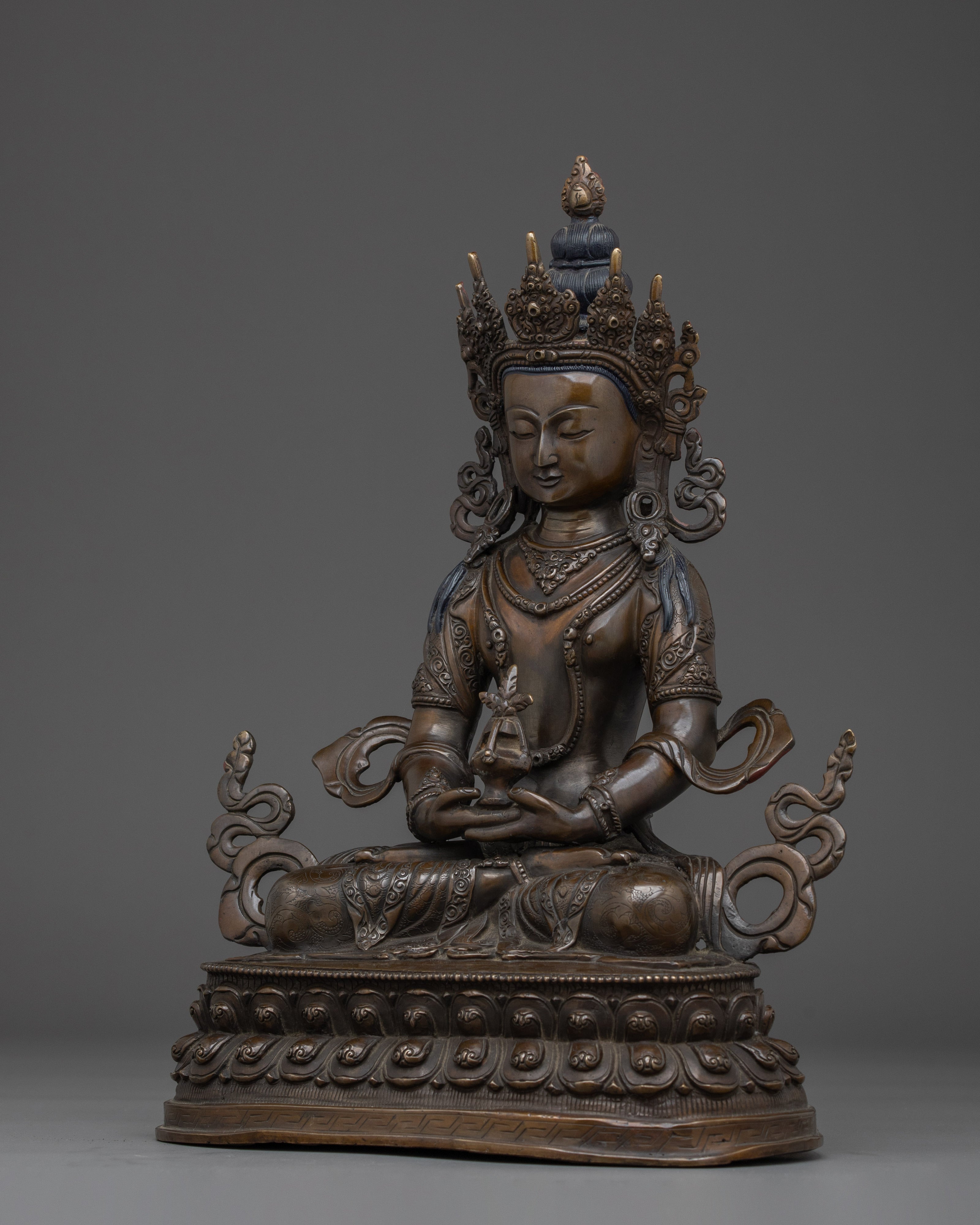Amitayus, Buddha of Eternal Life | Handcrafted Nepali Figure
