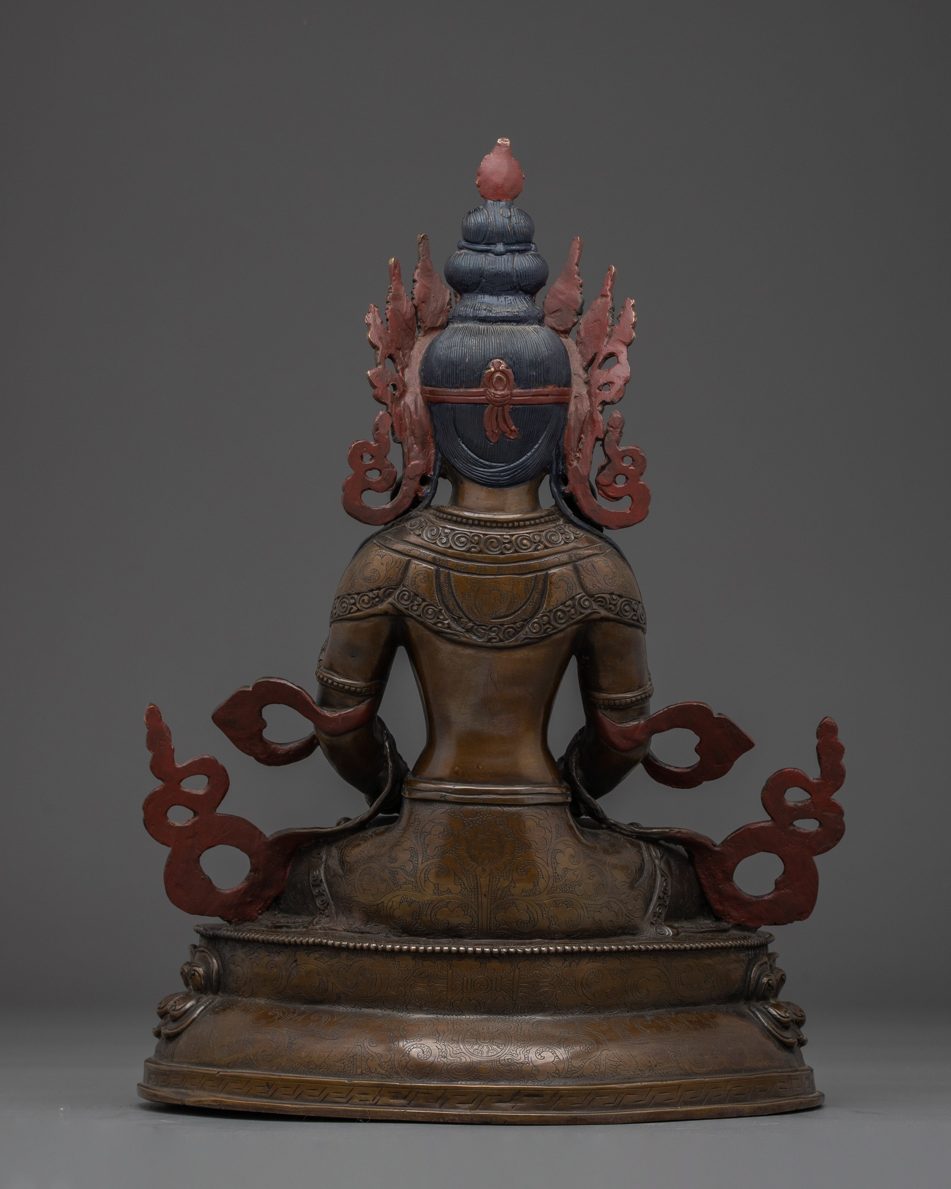Amitayus, Buddha of Eternal Life | Handcrafted Nepali Figure
